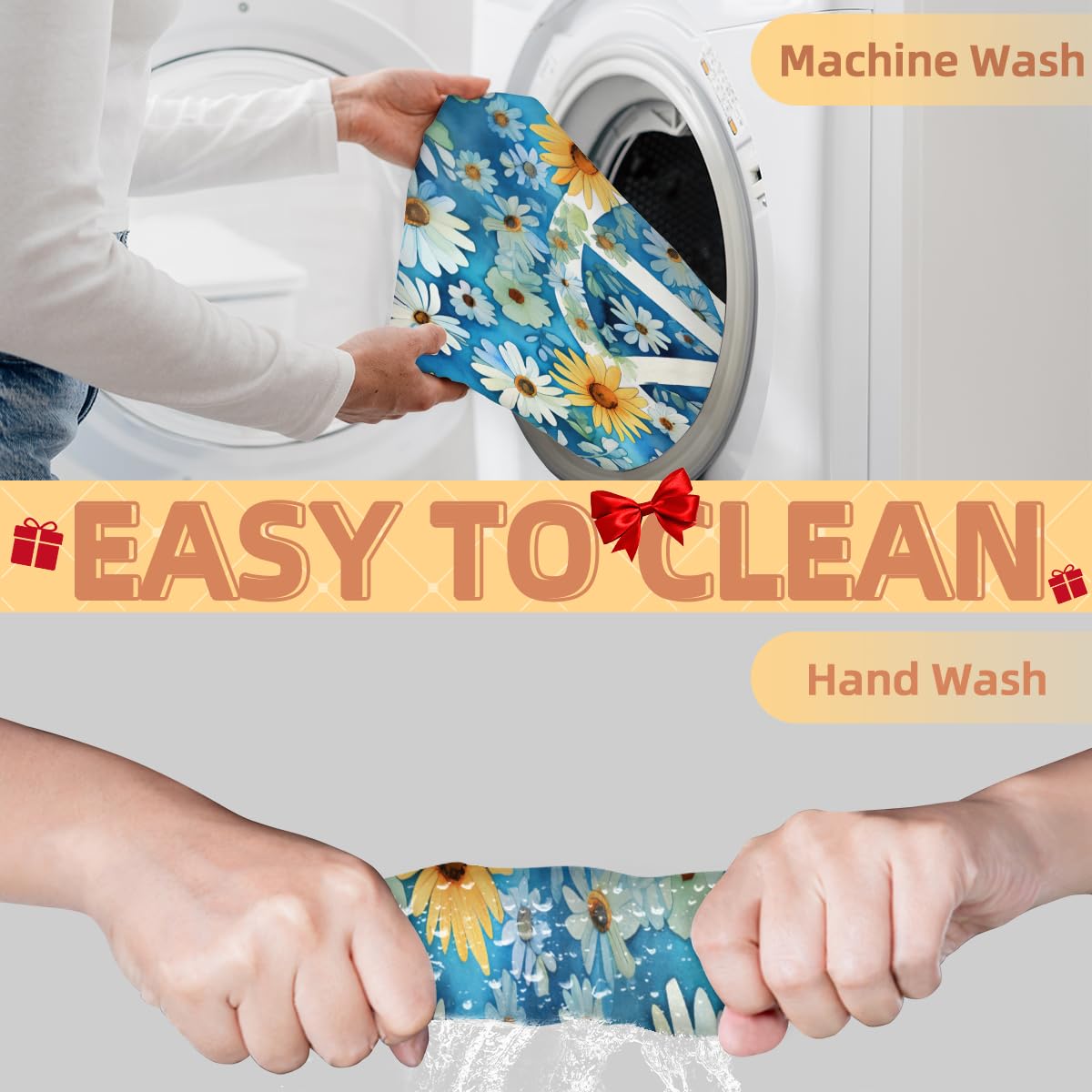 Flower Peace Symbol Beard Shaving Bib for Men | Waterproof Makeup & Hair Dye Apron | Barber Cape for Haircut | Sink Hair Catcher | Perfect Gift for Barbers & Stylists - Ideal for Salon, Home Grooming & Professional Use