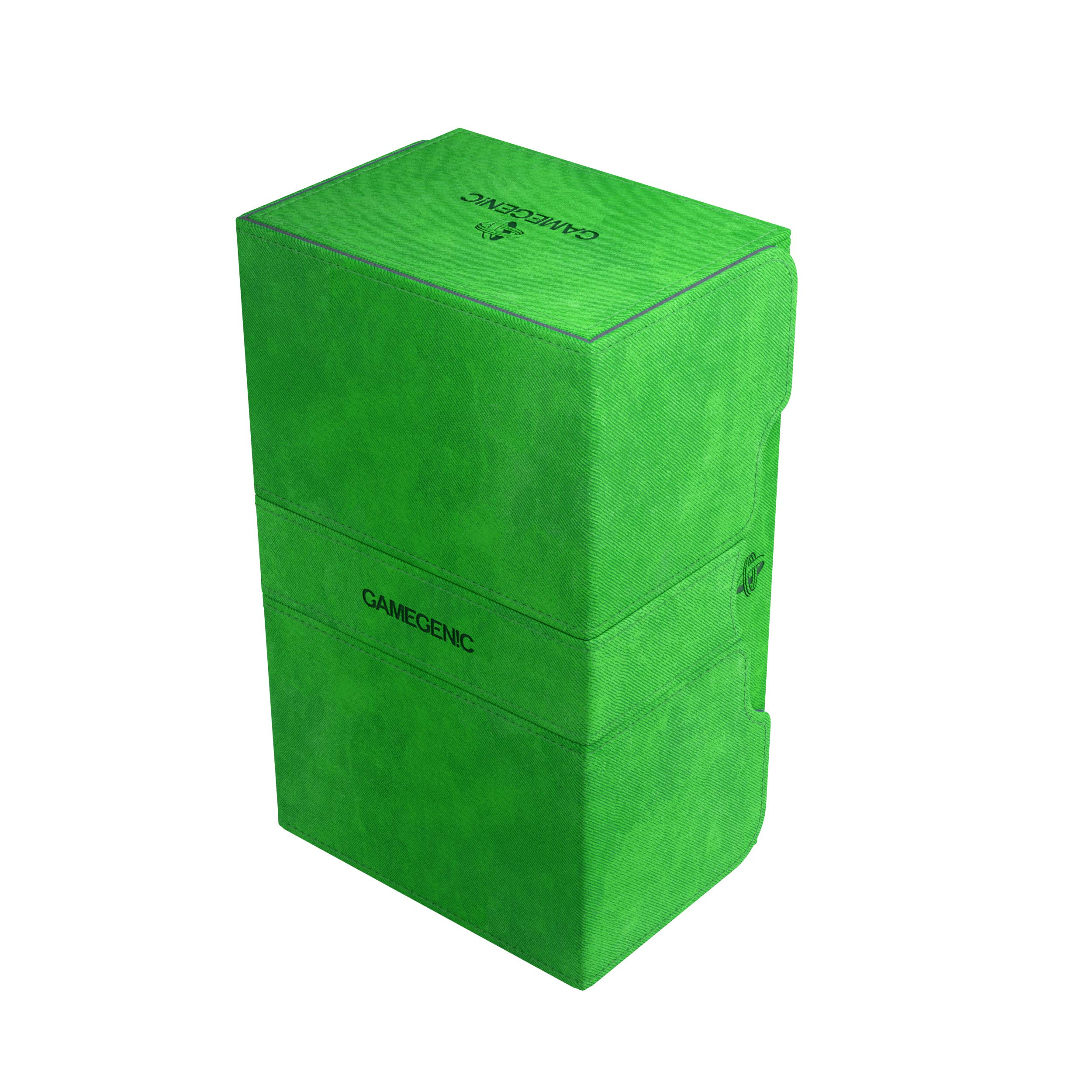 Premium Stronghold Deck Box - Holds 200+ Magic: The Gathering Cards - Durable Green Storage for MTG, Pokémon & Yugioh - Perfect for Gaming Tournaments & Card Collectors