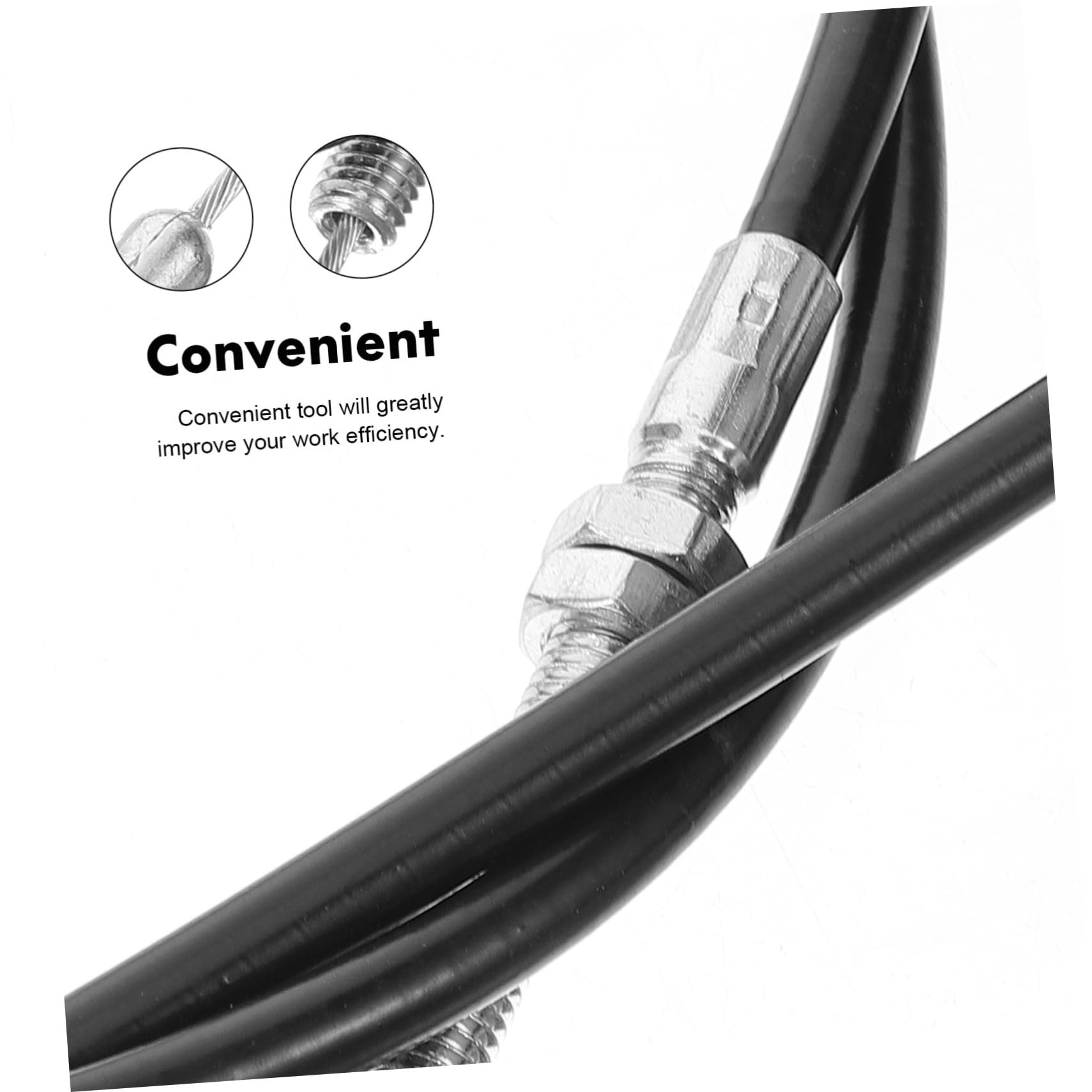 71-Inch Go Kart Throttle Cable Replacement Kit - High Performance Throttle Control for Racing Karts, Mini Bikes & ATVs - Durable Replacement Part for Smooth Acceleration (Perfect for Track Racing & Off-Road Adventures)