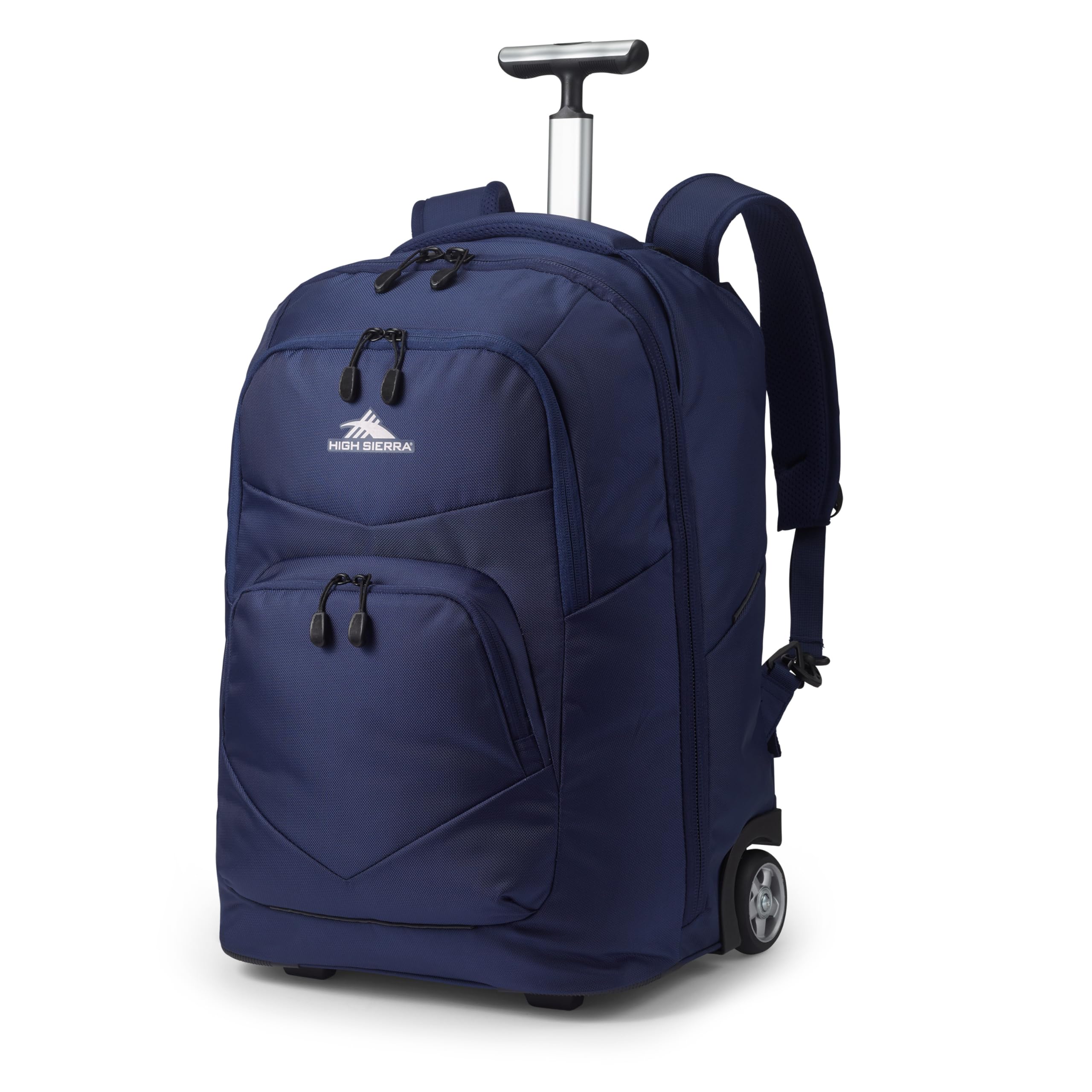High Sierra 21-Inch Rolling Duffel Bag - True Navy Blue - Perfect for Travel, Gym, Sports & Weekend Getaways
