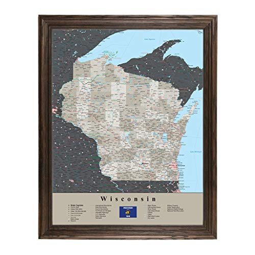 Solid Wood Brown Frame