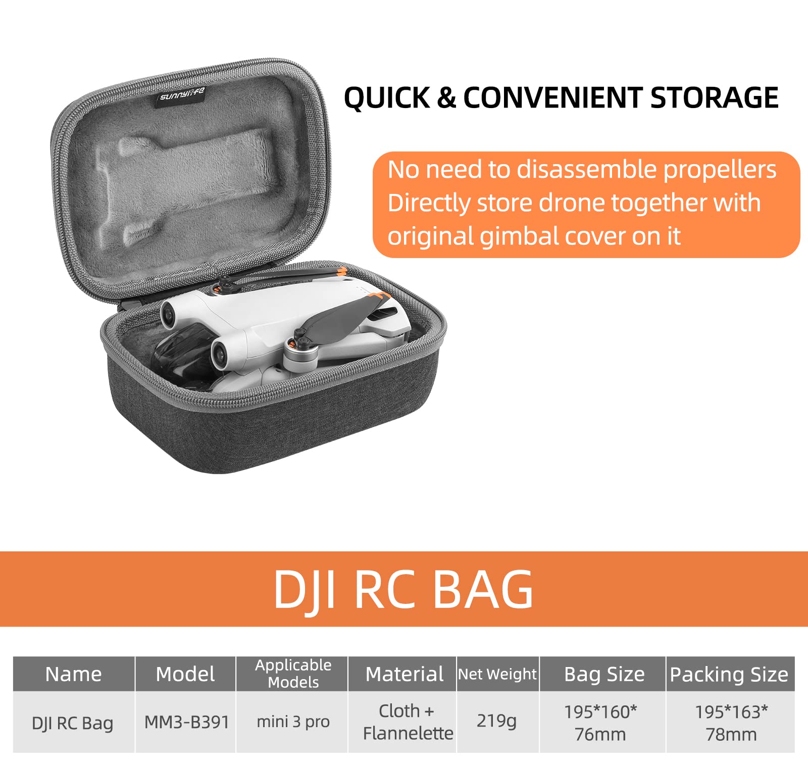 DJI Mini 3 Pro Drone Accessories Storage Bag - Waterproof Messenger Case with 6 Battery Slots, Compatible with DJI RC Remote Controller (with Screen) - Perfect for Travel, Outdoor Adventures & Drone Photography