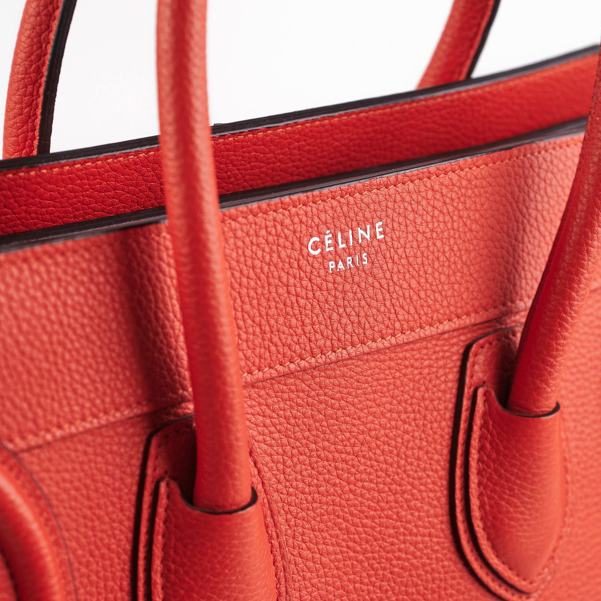 Celine Micro Luggage Bag in Red - Stylish Crossbody Handbag for Women, Perfect for Travel, Work & Everyday Use