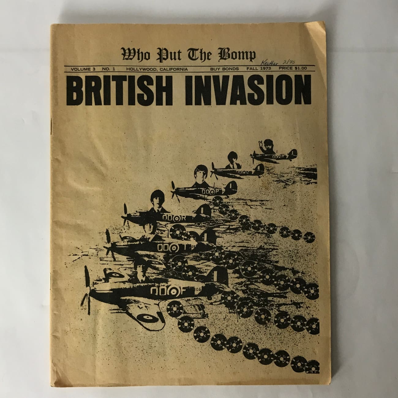 The Beatles Who Put the Bomp British Invasion Fanzine Vol. 3 No. 1 Fall 1973 - Rare Vintage Music Collectible for Beatles Fans & British Invasion Enthusiasts | Perfect for Music Memorabilia Collections & 1970s Pop Culture Displays