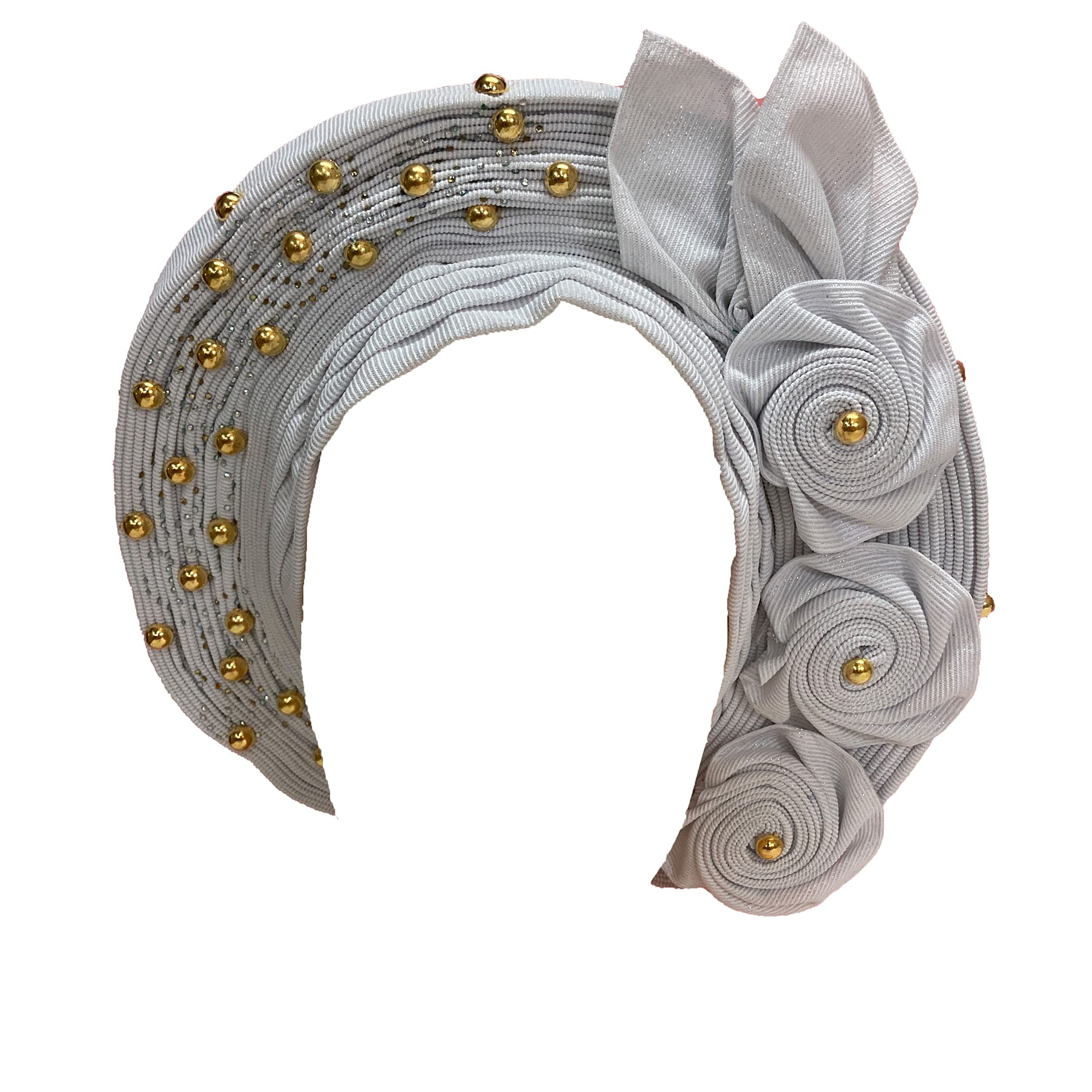 African Gele Headwraps for Women - Handmade Nigerian Headgear for Weddings & Parties - Elegant Headwraps for Special Occasions, Church Events & Cultural Celebrations