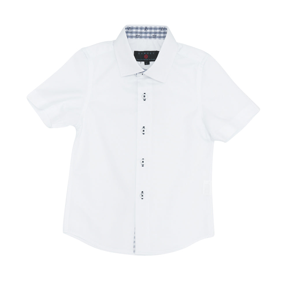 Men's Slim Fit Short Sleeve Dress Shirt - Breathable Cotton Business Casual Shirt for Office, Summer & Outdoor Events