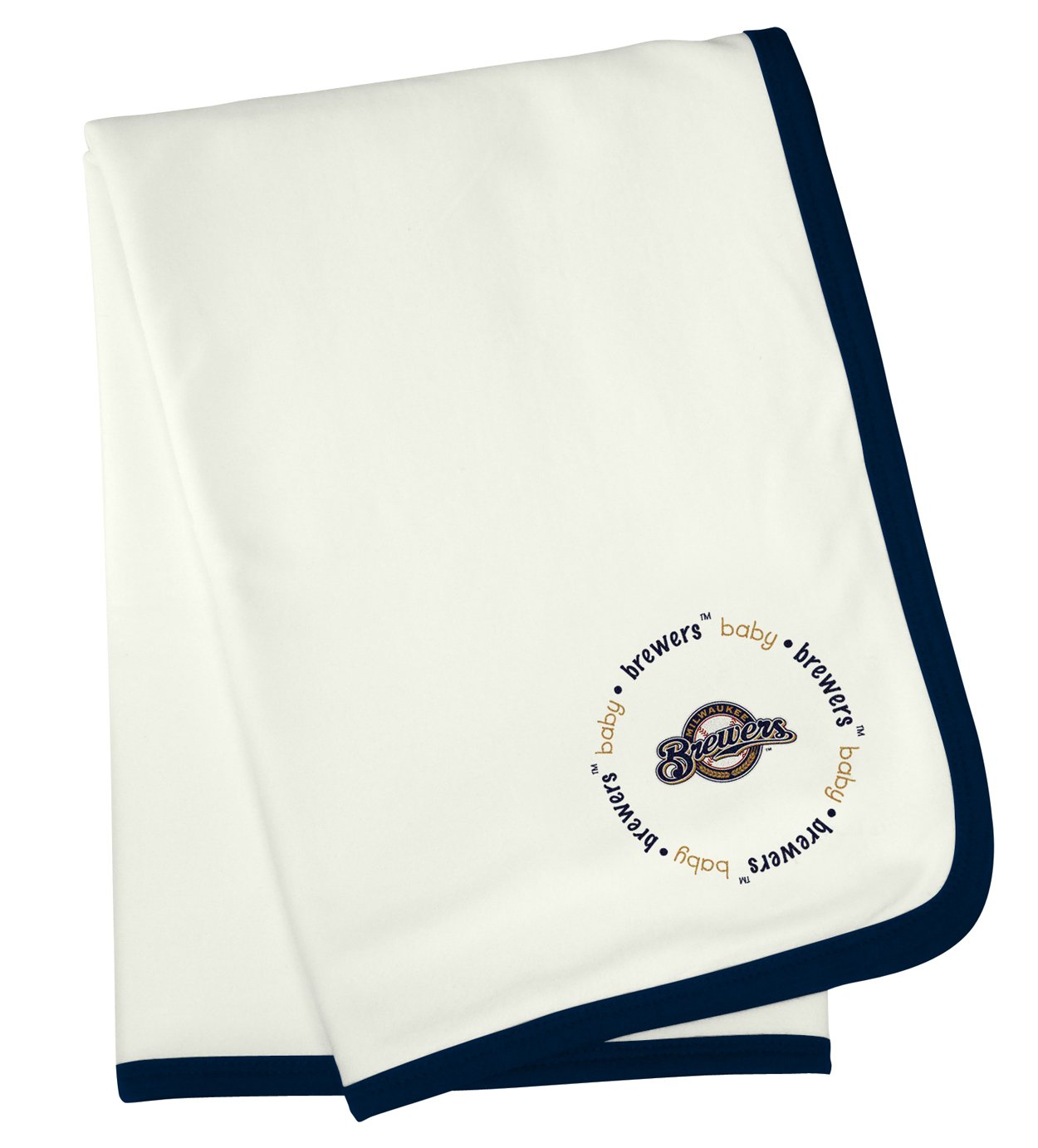 Milwaukee Brewers Baby Receiving Blanket - Soft 24