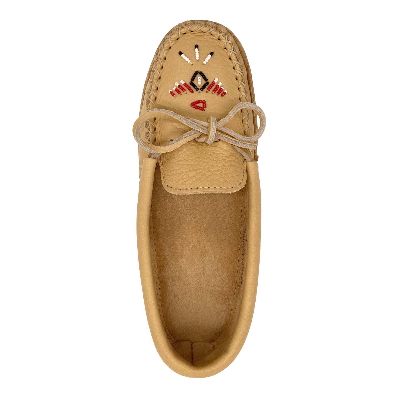 Women's Soft Sole Moose Hide Leather Beaded Moccasins - Comfortable Native American Style Slippers for Indoor/Outdoor Wear - Perfect for Home, Casual Outings & Cultural Events