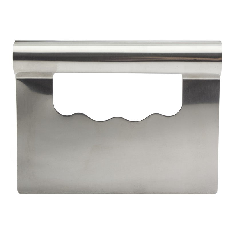 Premium Stainless Steel Dough Scraper with Hollow Handle - Pastry Cutter, Bench Scraper for Baking, Cooking & Kitchen Use - Perfect for Bread Making, Cake Decorating & Pizza Dough Prep