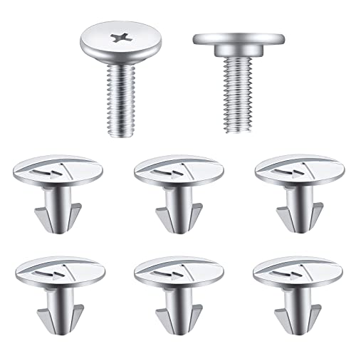 AIEX 8pcs Lower Engine Cover Bolt Pin Screws Kit - Compatible with Honda CRV, Accord, Acura ILX, RLX - Durable Radiator & Engine Accessories for Secure Lower Cover Installation - Perfect for DIY Auto Repair & Maintenance
