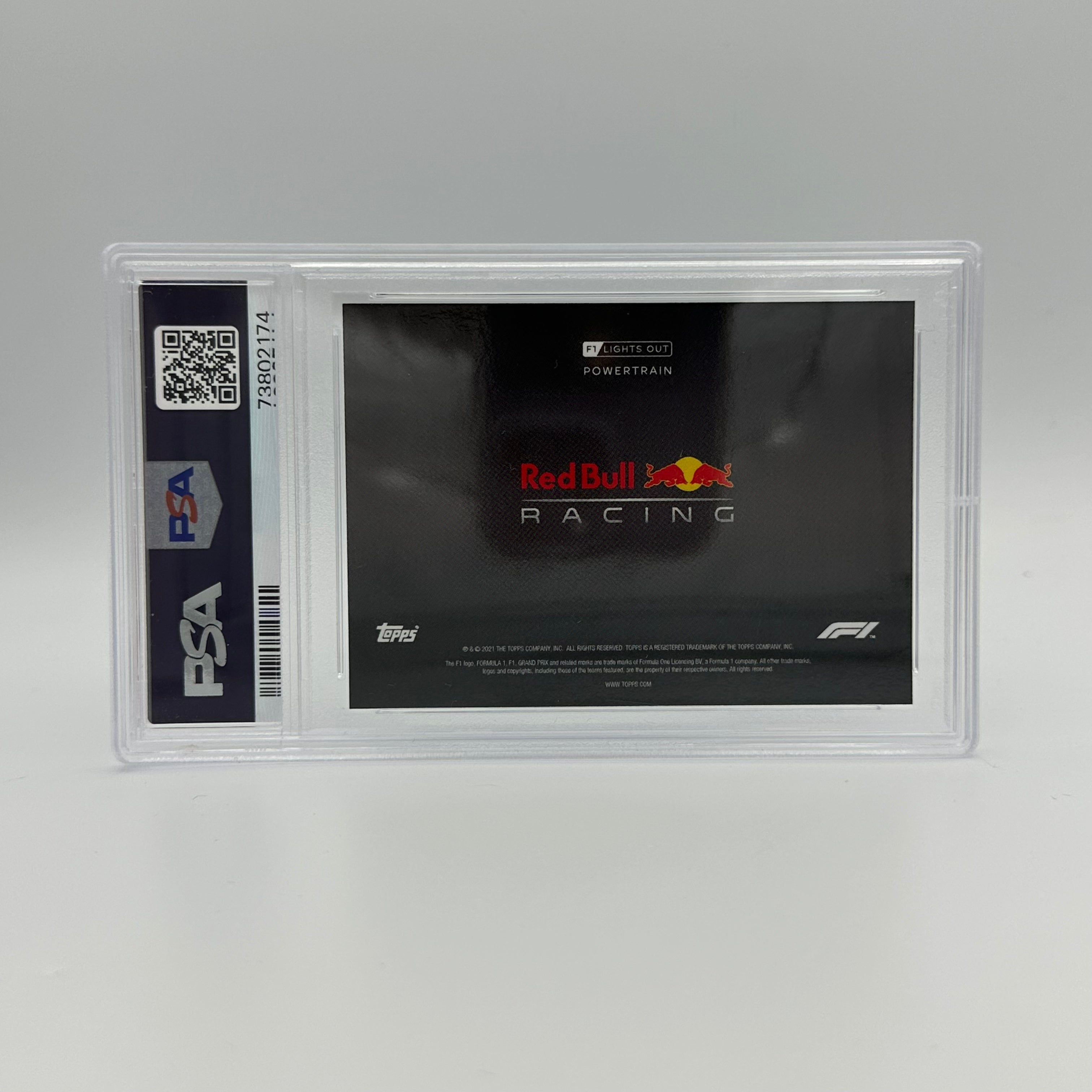 PSA 10 41/50 Red Bull Racing Honda Powertrain Aqua - Limited Edition Collectible for F1 Fans & Racing Enthusiasts - Perfect for Display, Gifting, and Memorabilia Collections