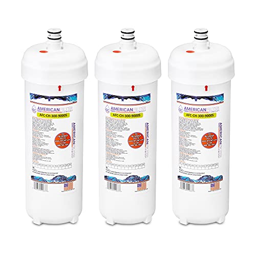 AFC Water Filter Replacement for Aqua-Pure AP-DW85 - Model AFC-CH-300-9000S (3-Pack) - High Performance Carbon Block Filtration for Clean Drinking Water - Perfect for Home, Office, and RV Use
