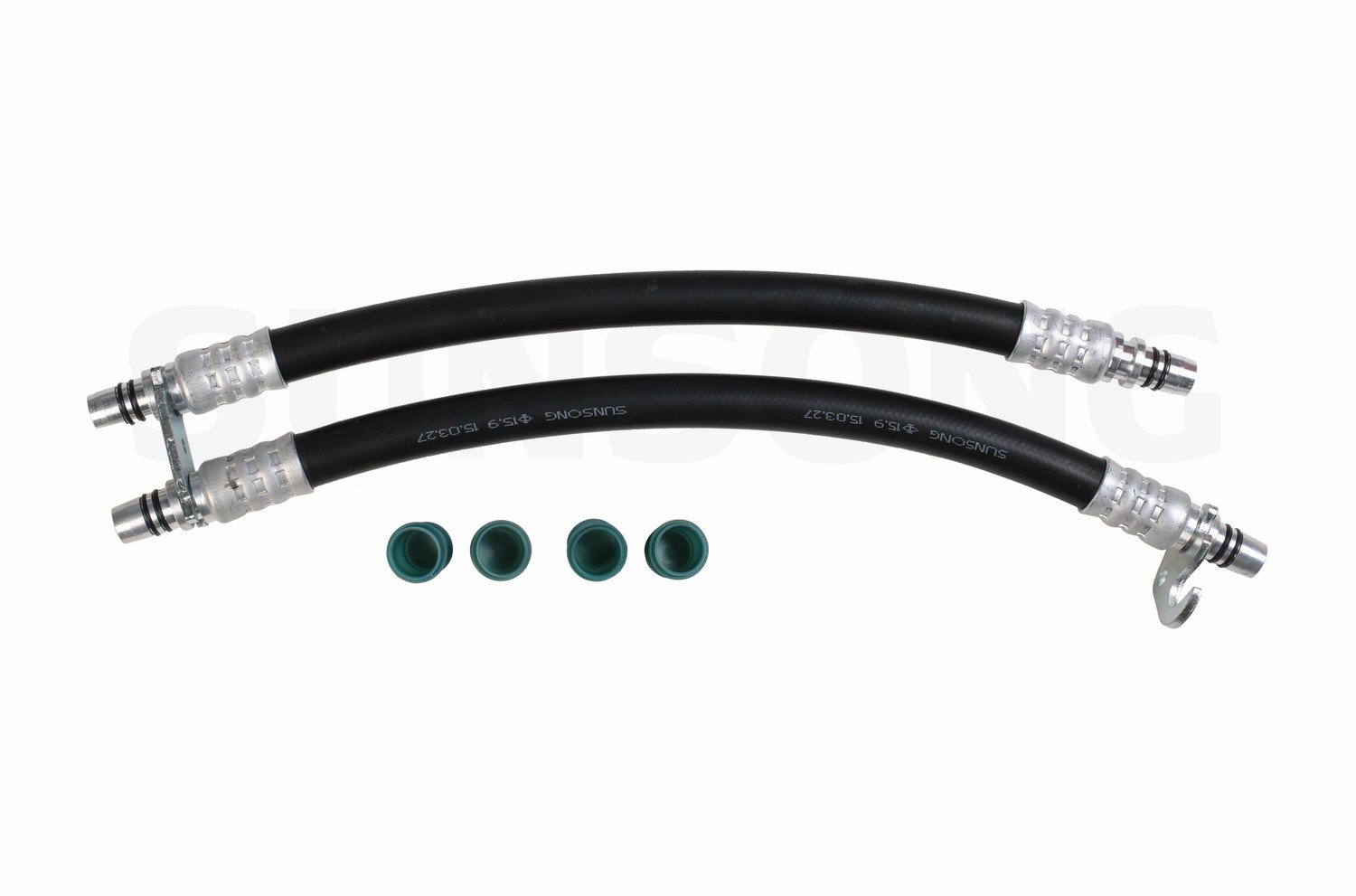 Sunsong 5801011 Engine Oil Cooler Hose Assembly - High Performance Replacement for Smooth Engine Cooling - Perfect for Trucks, SUVs, and Heavy-Duty Vehicles