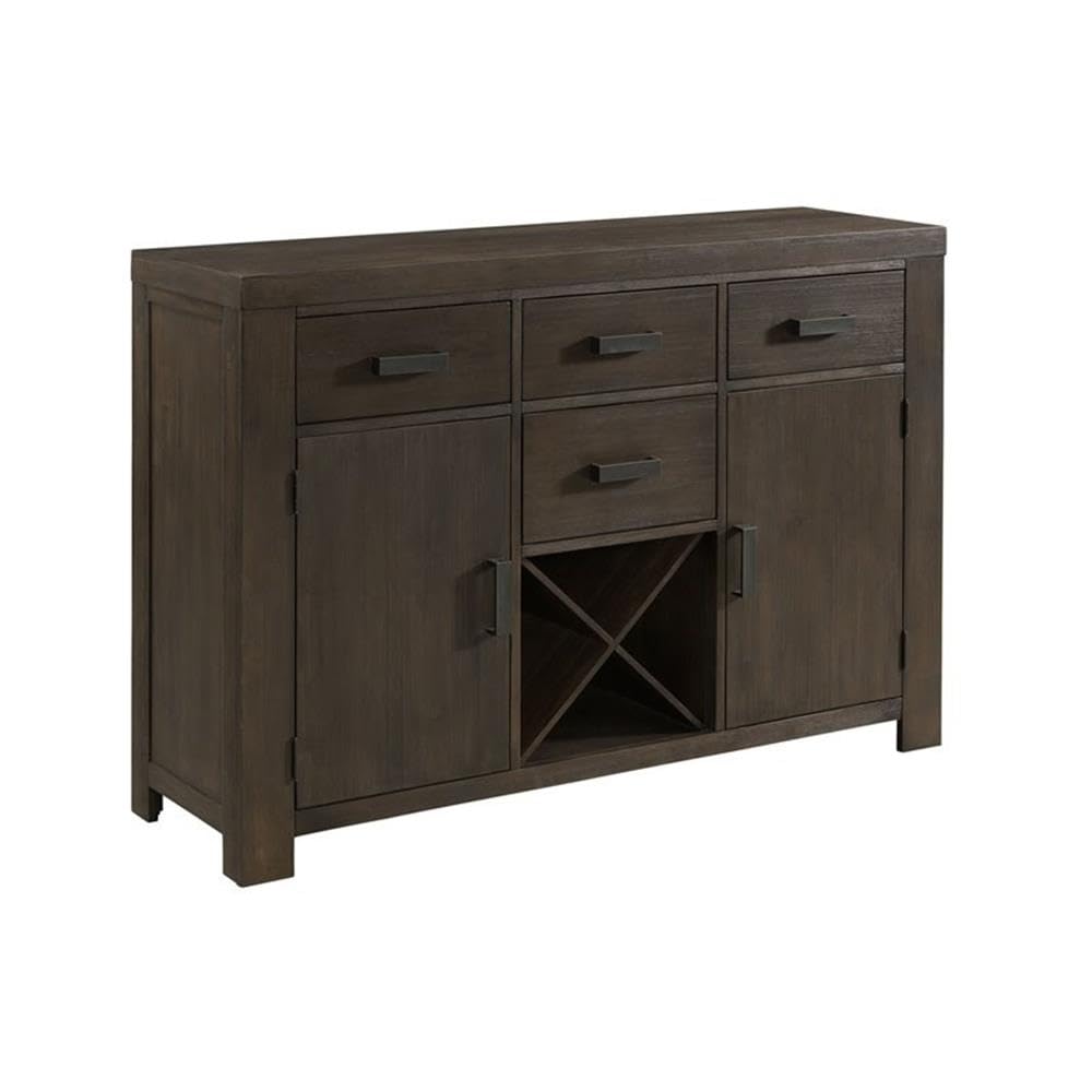 Picket Jasper Server - Rustic Wood Sideboard for Dining Room