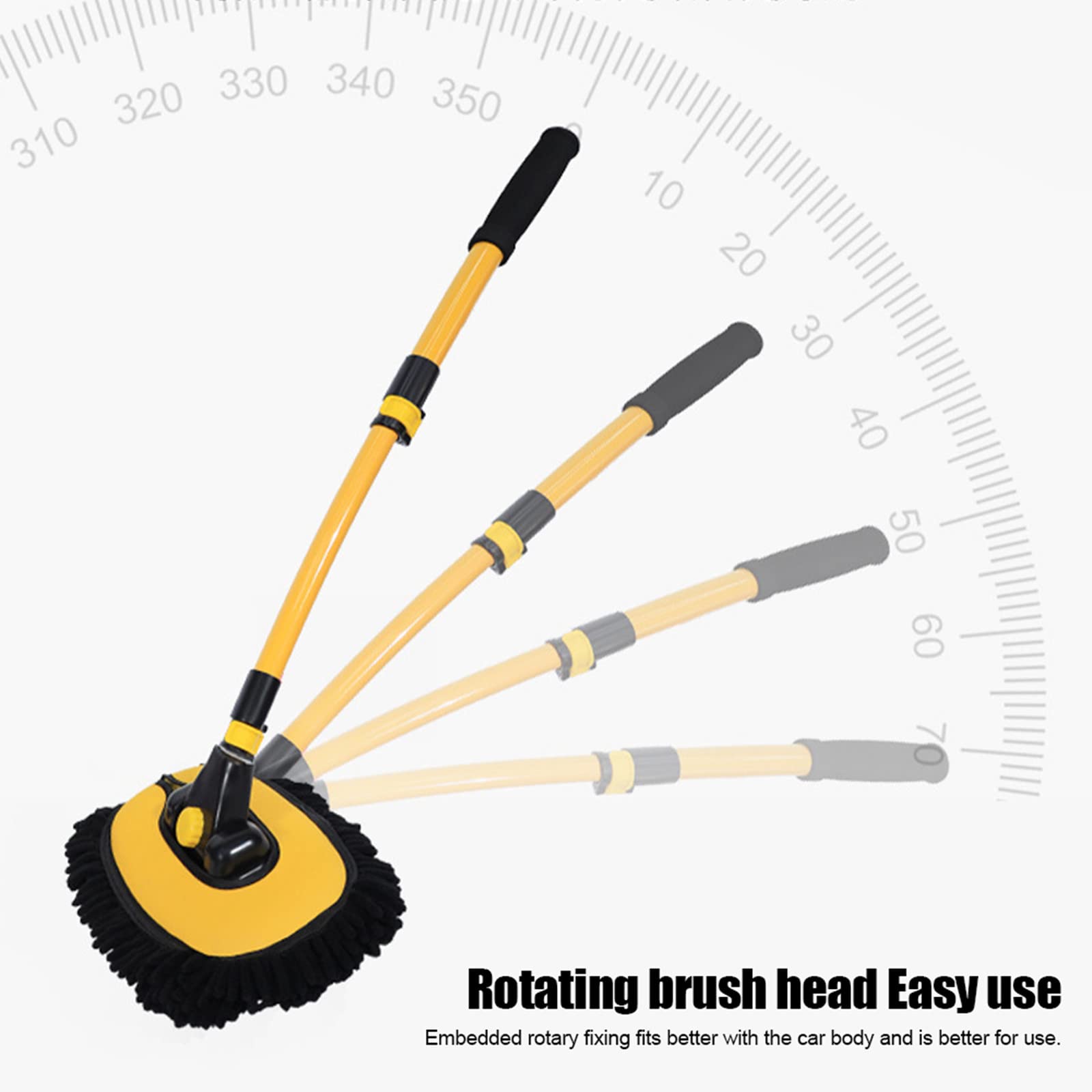 Premium Microfiber Car Wash Brush with 40
