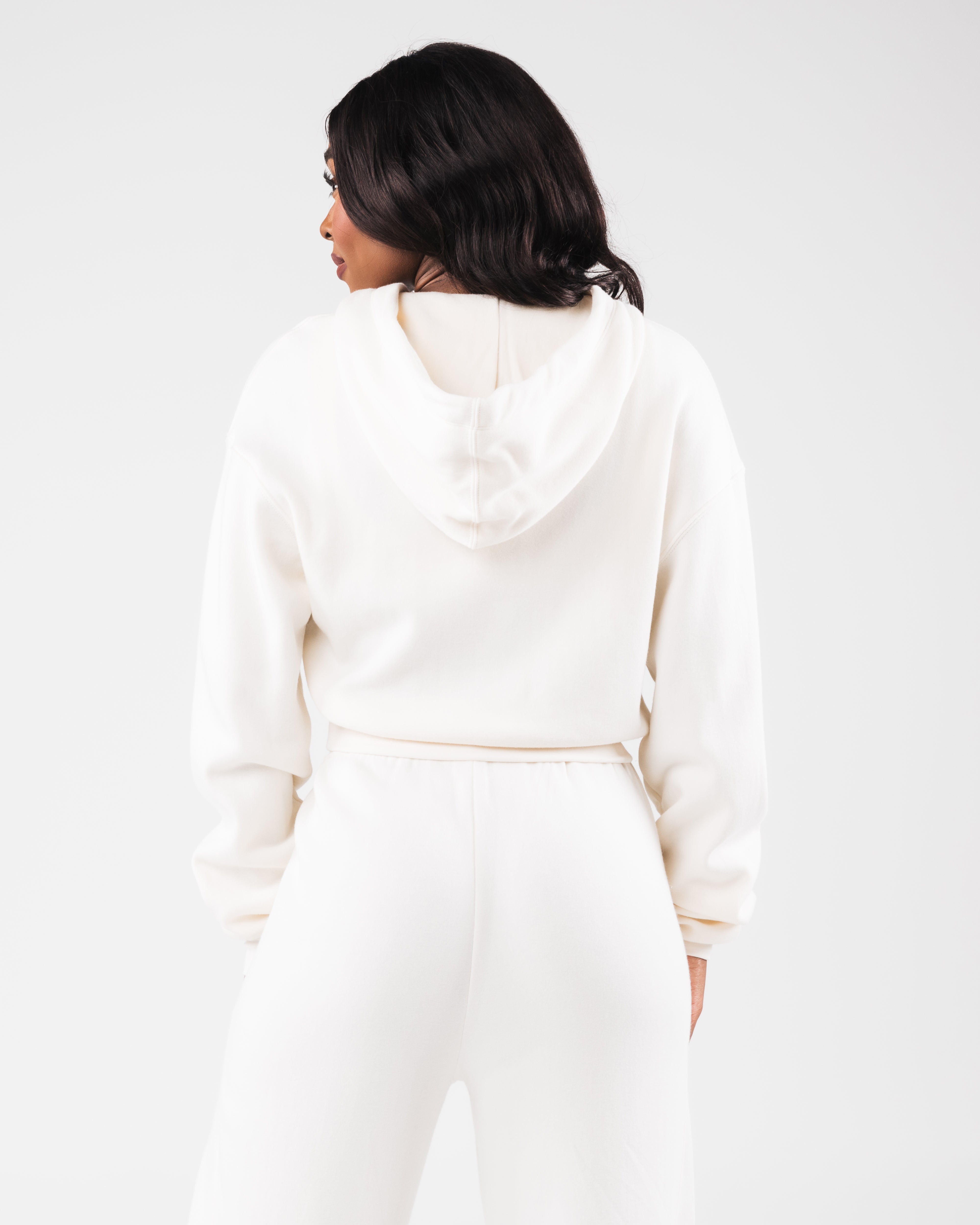 Women's Fleece Zip Jacket with Lace Trim - Cozy Winter Outerwear for Casual Wear & Outdoor Activities