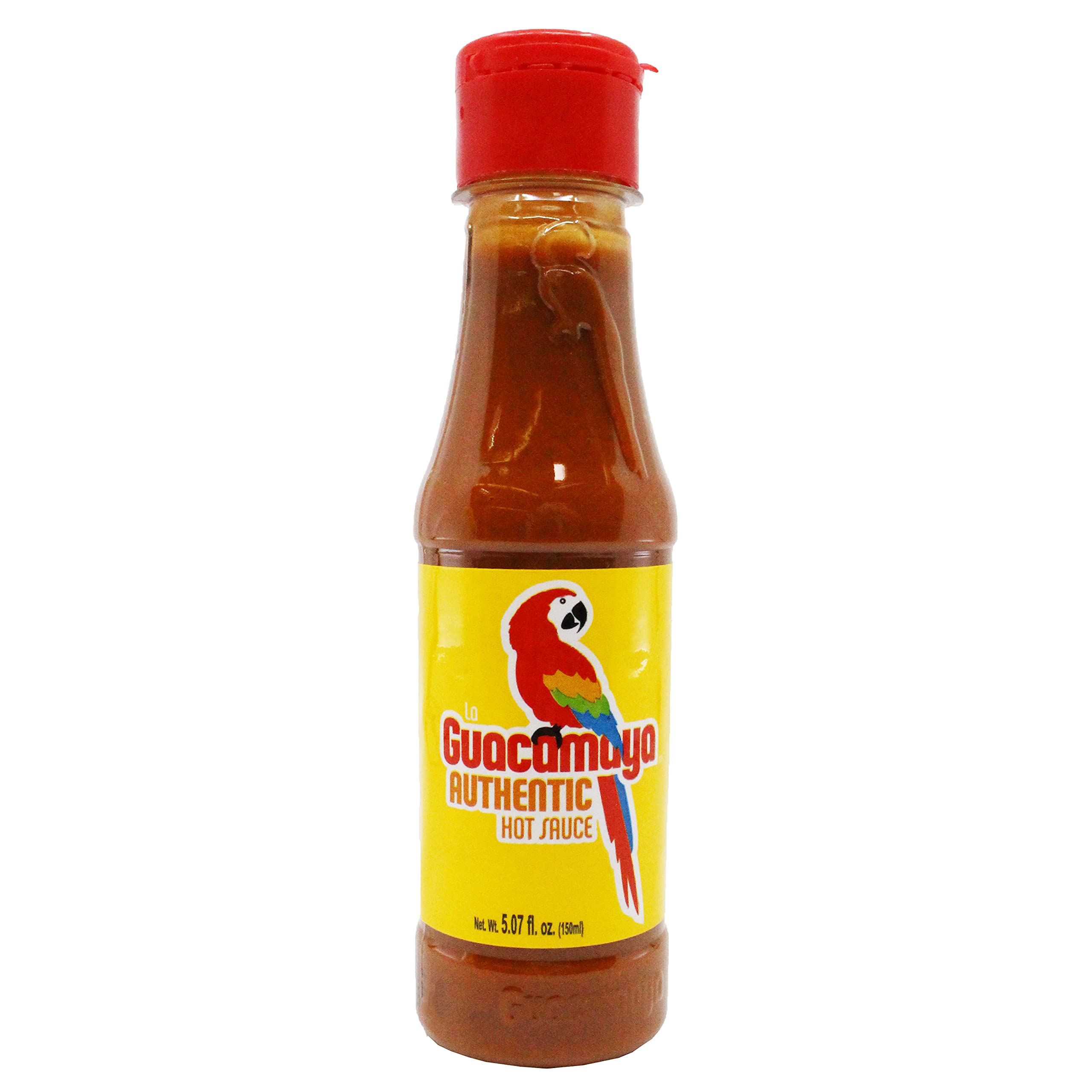 Authentic La Guacamaya Hot Sauce - 5.07 oz Bottle | Premium Mexican Hot Sauce for Tacos, Burritos & Nachos | Spicy Gourmet Condiment for Home Cooking & Restaurant Use