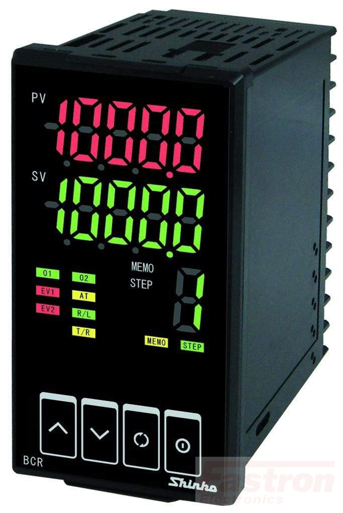 BCR2R1000 Digital Temperature Controller 48x96mm, 24V AC/DC with Relay Output - Perfect for HVAC, Industrial Equipment & Home Brewing Systems