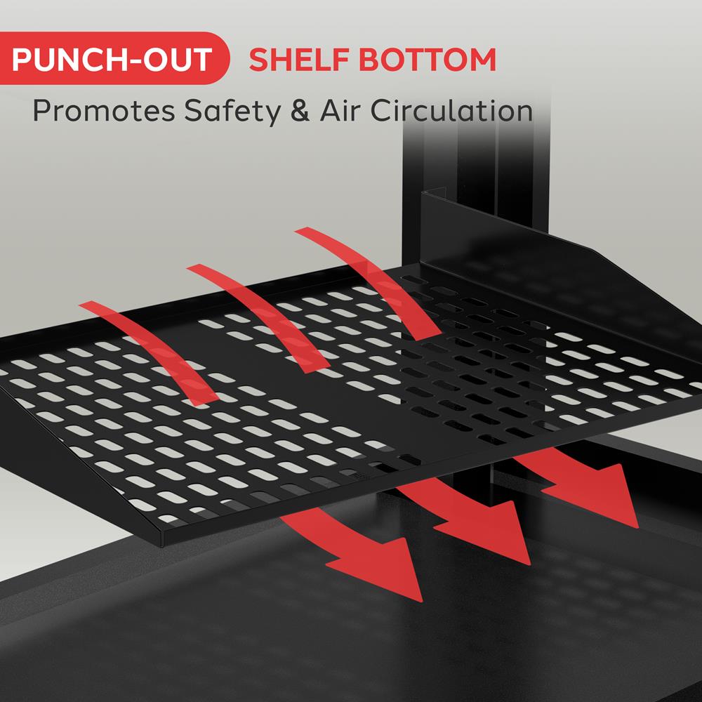 2U Server Rack Shelf Mount Tray - Heavy Duty 19