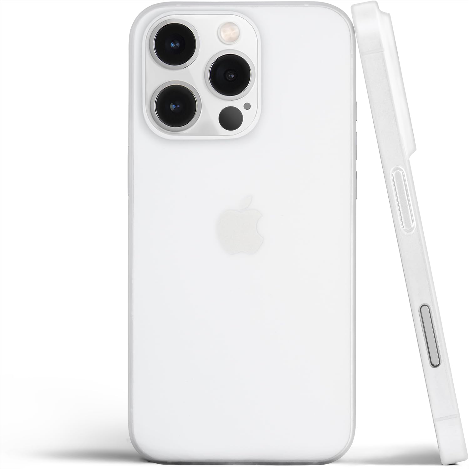Ultra Thin iPhone 16 Pro Case (2024) - World's Thinnest Minimalist Cover for Apple iPhone 16 Pro | Frosted Clear Protective Shell | Perfect for Everyday Use, Business Meetings & Travel Protection