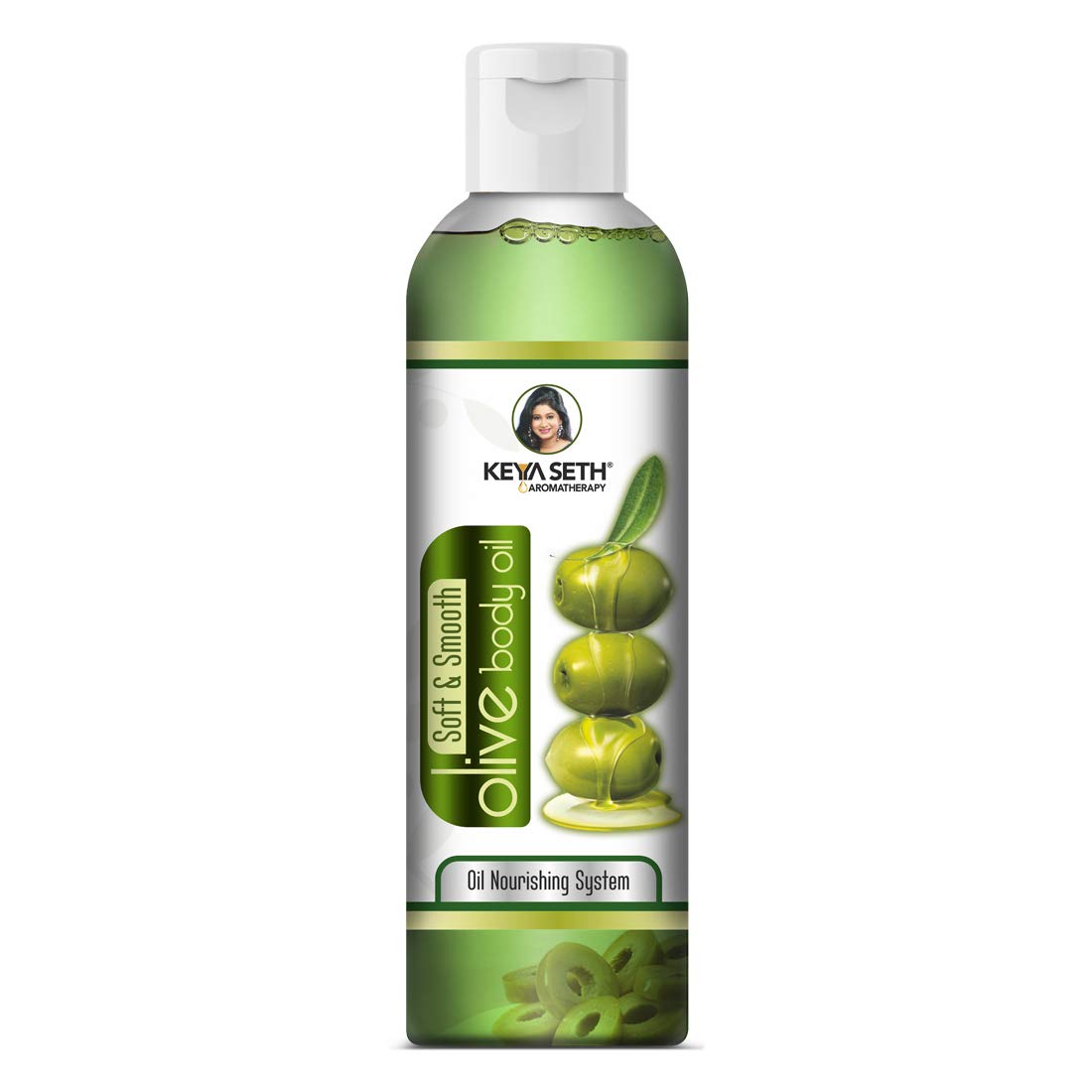 KEYA SETH AROMATHERAPY - Soft & Smooth Fairness Body Oil with Pure Olive, Sandalwood, Almond & Saffron - 200ml Nourishing Skin Treatment for Dry Skin - Perfect for Massage, Relaxation & Daily Moisturizing