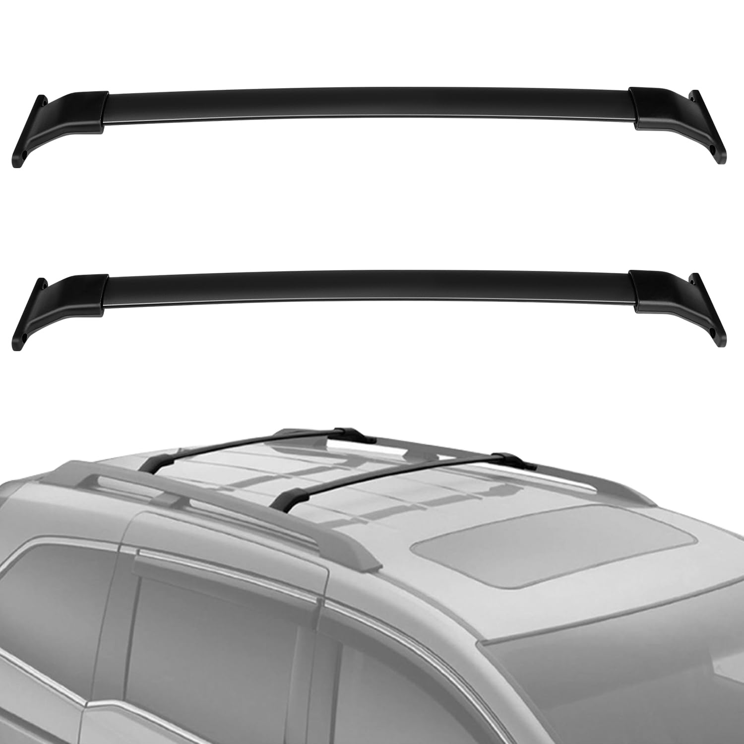 OCPTY Universal Cross Bars Roof Rack for Honda Odyssey 2011-2017 | Heavy Duty Aluminum Cargo Carrier for Luggage, Kayak, Canoe, Bike, Snowboard | Perfect for Road Trips, Camping & Outdoor Adventures