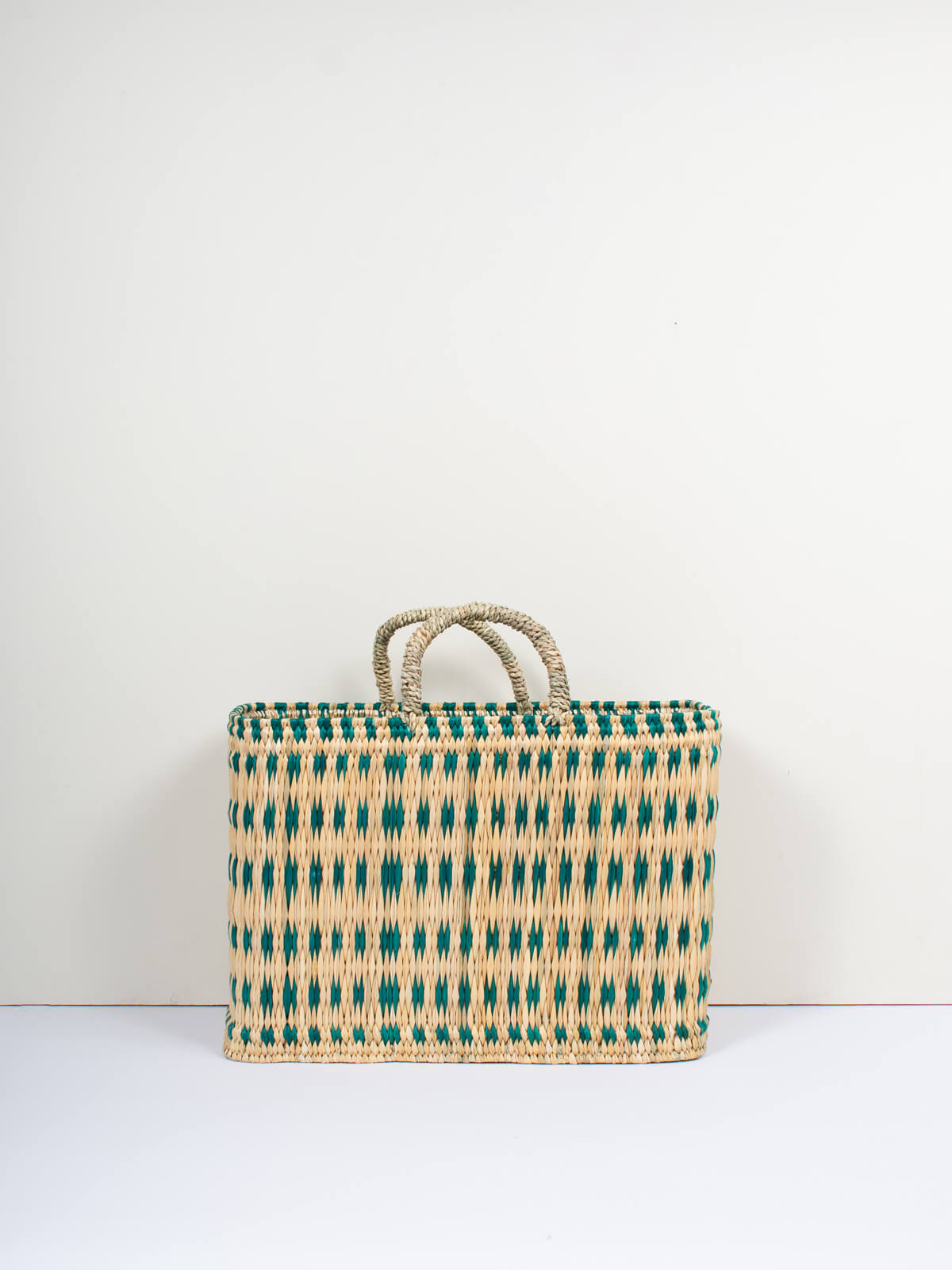 Eco-Friendly Woven Reed Storage Basket - Natural Green Handmade Rattan Organizer for Home Decor, Laundry, Toys & Blankets | Perfect for Living Room, Bedroom, Nursery & Bathroom Organization
