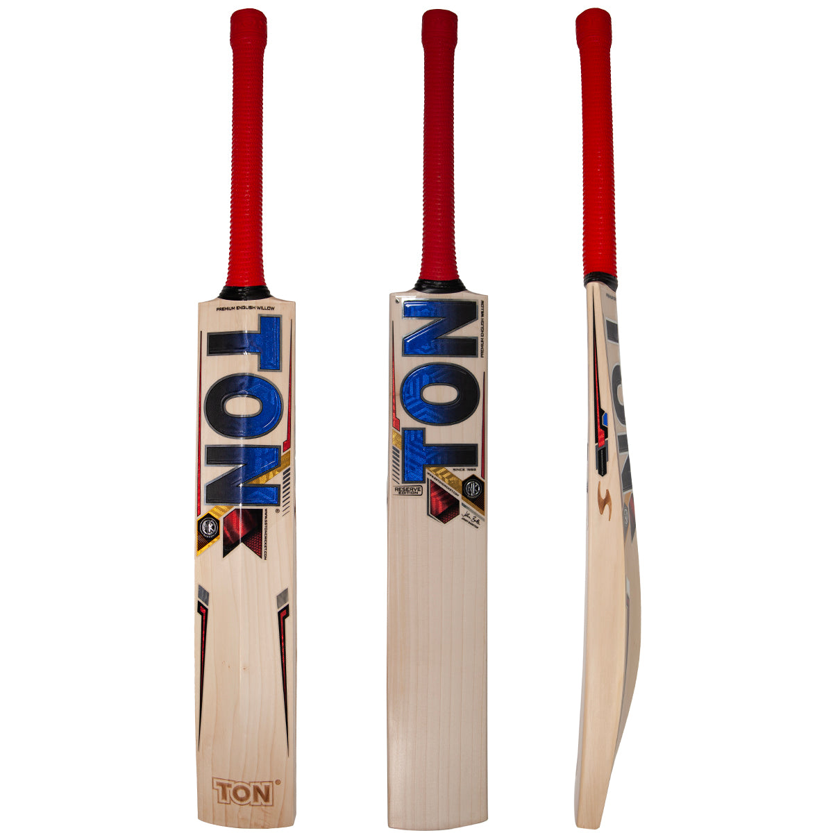 TON Reserve Edition Cricket Bat - Premium English Willow, Lightweight & Durable for Professional Matches | Perfect for Cricket Training, Tournaments & Backyard Practice