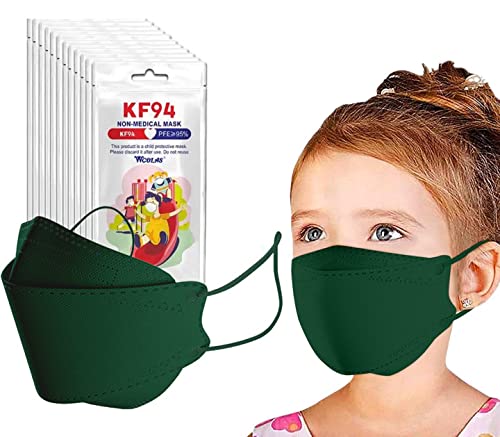 Disposable KF94 Kids Face Masks 30PCS - 4-Layer Breathable Children's Face Mask Made in Korea - Comfortable Cup Dust Mask for School, Travel & Outdoor Protection