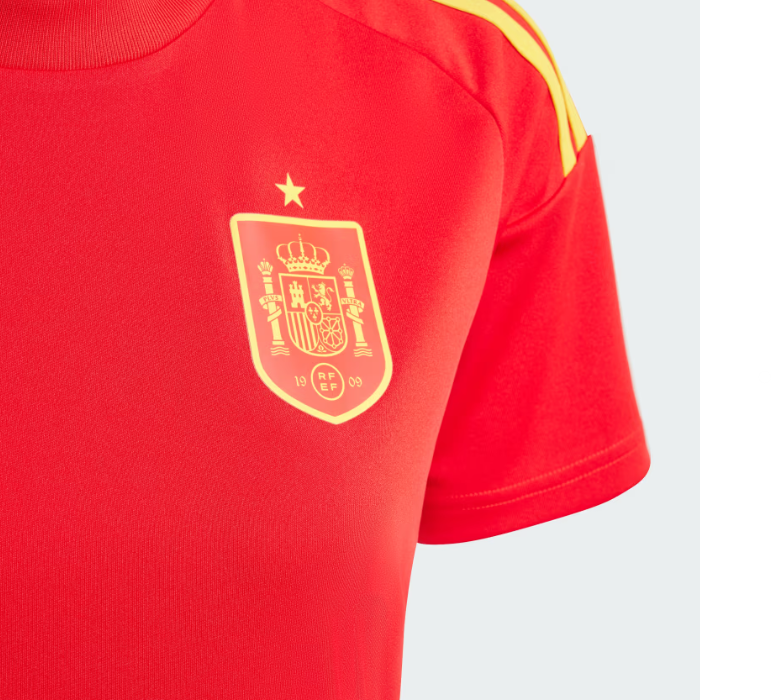 Adidas Spain 2024 Home Authentic Football Jersey - Red & Yellow - Official Fan Jersey for World Cup & UEFA Matches - Perfect for Game Day & Soccer Enthusiasts