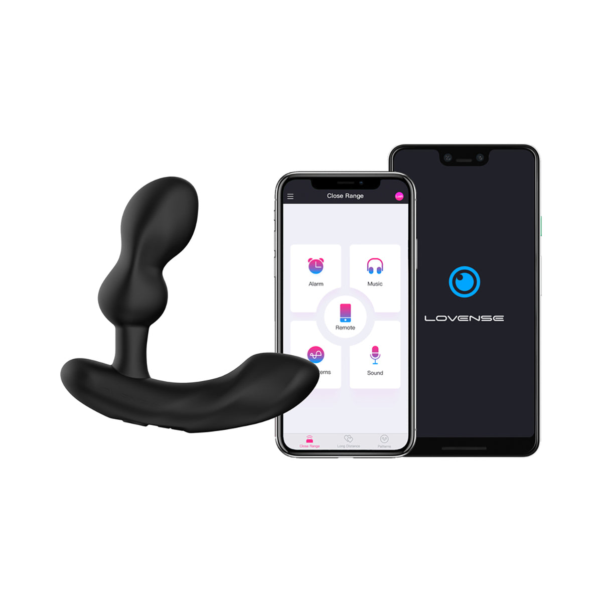 Lovense Edge 2 Prostate Massager for Men - Powerful Remote Control Vibrator with App - Perfect for Solo Play & Couples Intimacy