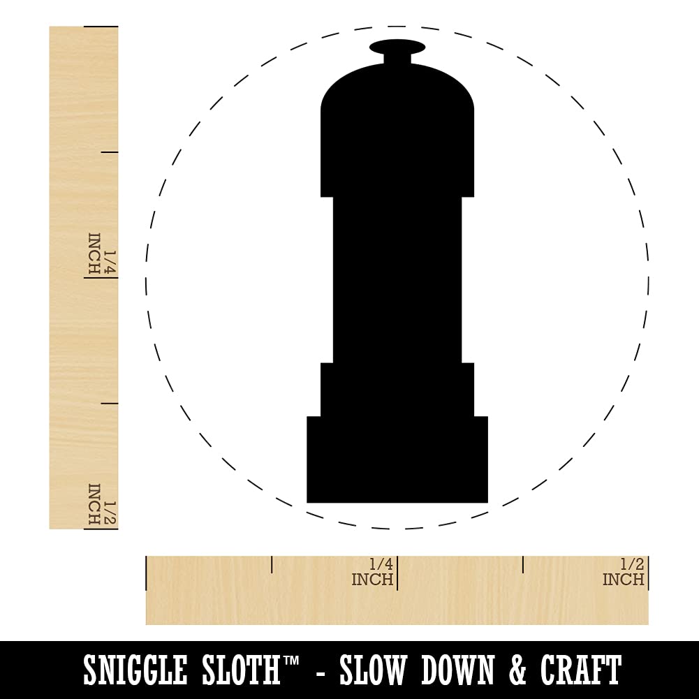 Premium Solid Self-Inking Rubber Stamp with 1/2