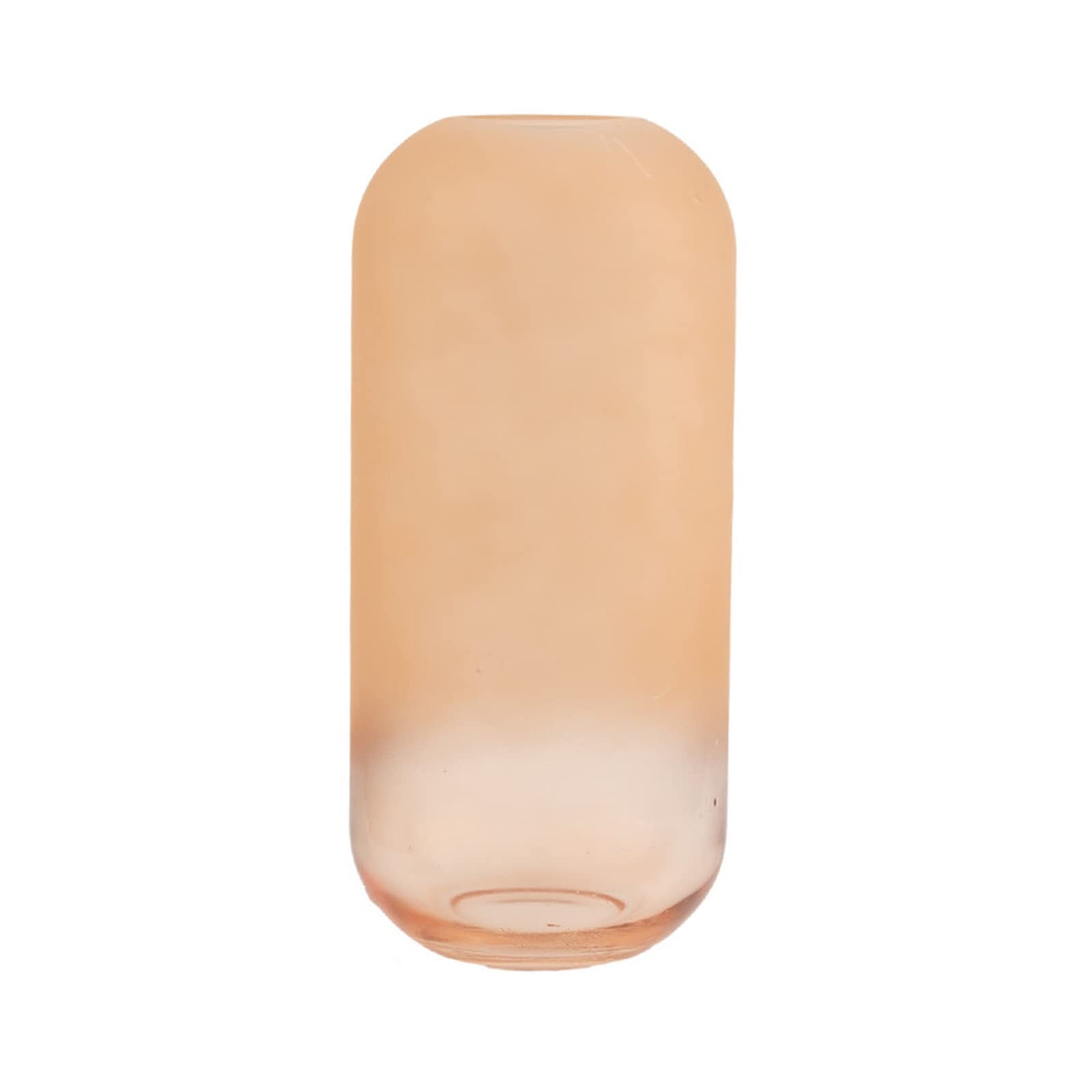 Nordic Thickened Glass Cylindrical Vase - Small Mouth Flower Vase for Home Decor, Mantelpiece, Desk & Wedding Arrangements (12.7 x 12.7 x 28.5cm) - Perfect for Living Room, Dining Table & Floral Centerpieces