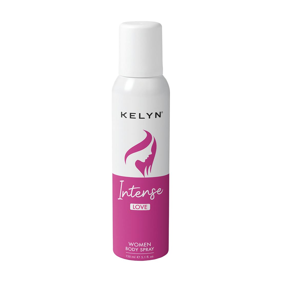 KELYN Women's Long-Lasting Deodorant Body Spray - Fresh Fragrance, 150ml | All-Day Protection for Workouts, Office & Daily Use | INTENSE LOVE Scent