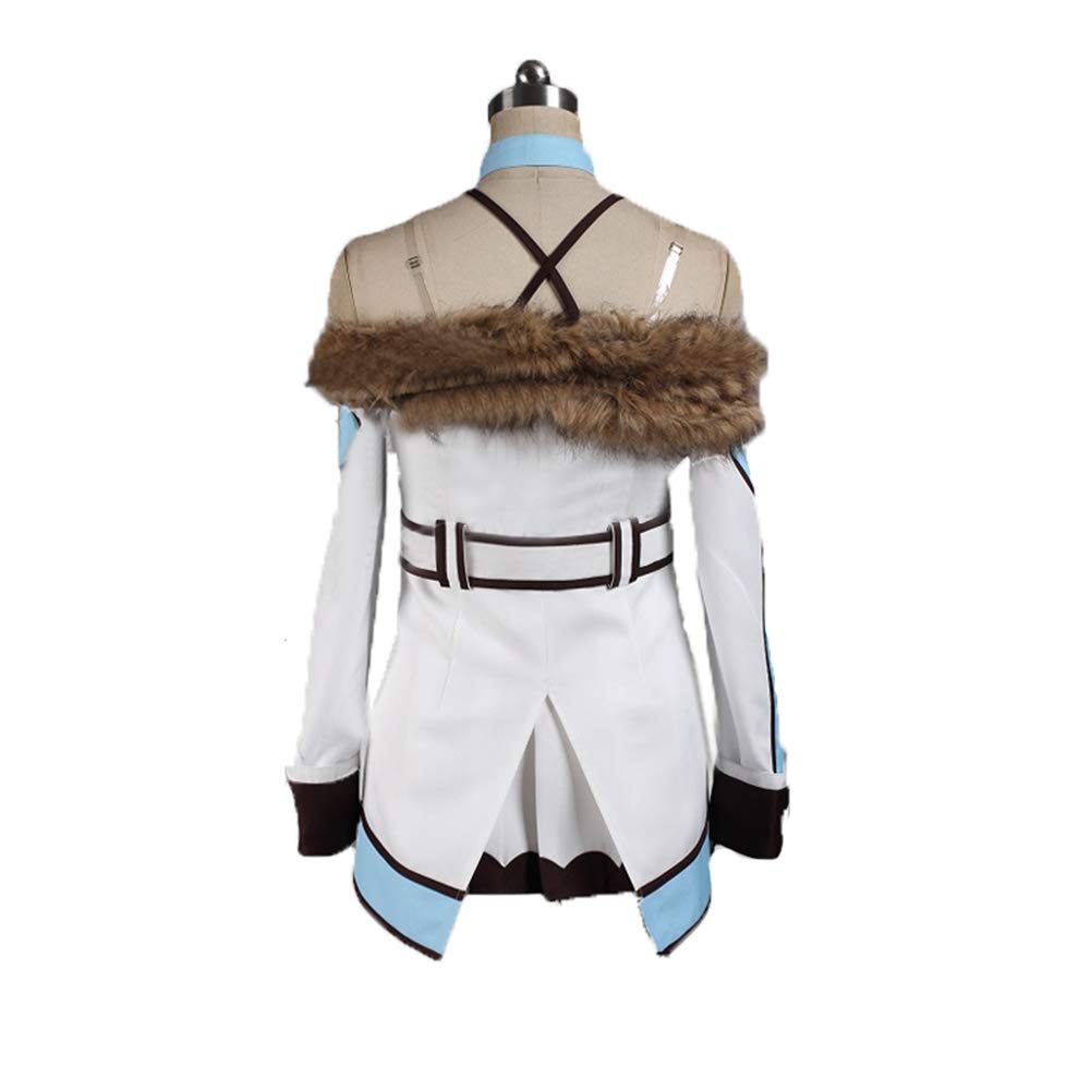 Hyperdimension Neptunia Blanc Cosplay Costume Set - Anime Coat, Dress & Hat for Convention, Halloween, and Cosplay Events | Perfect for Anime Fans and Gamers