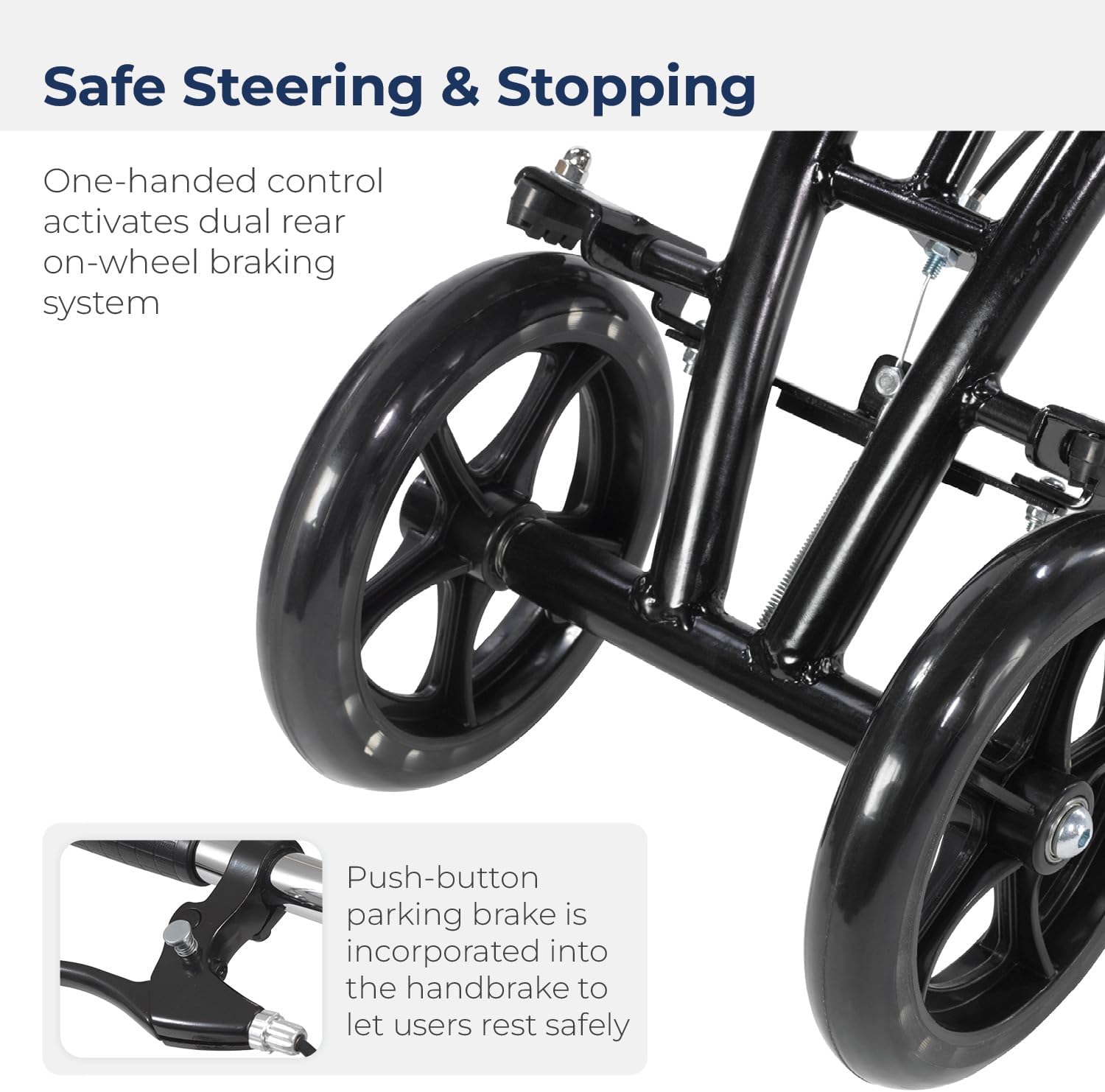Steerable Knee Walker with Dual Pads & Basket - Foldable Mobility Scooter for Post-Surgery Recovery, Leg Injury, and Foot Pain Relief - Perfect for Indoor & Outdoor Use