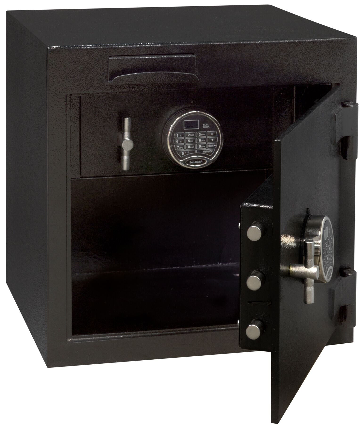 Cennox B2020WDICH FK1 Drop Drawer Safe - Secure Cash Box for Retail & Home Use - Perfect for Stores, Offices, and Personal Valuables Protection