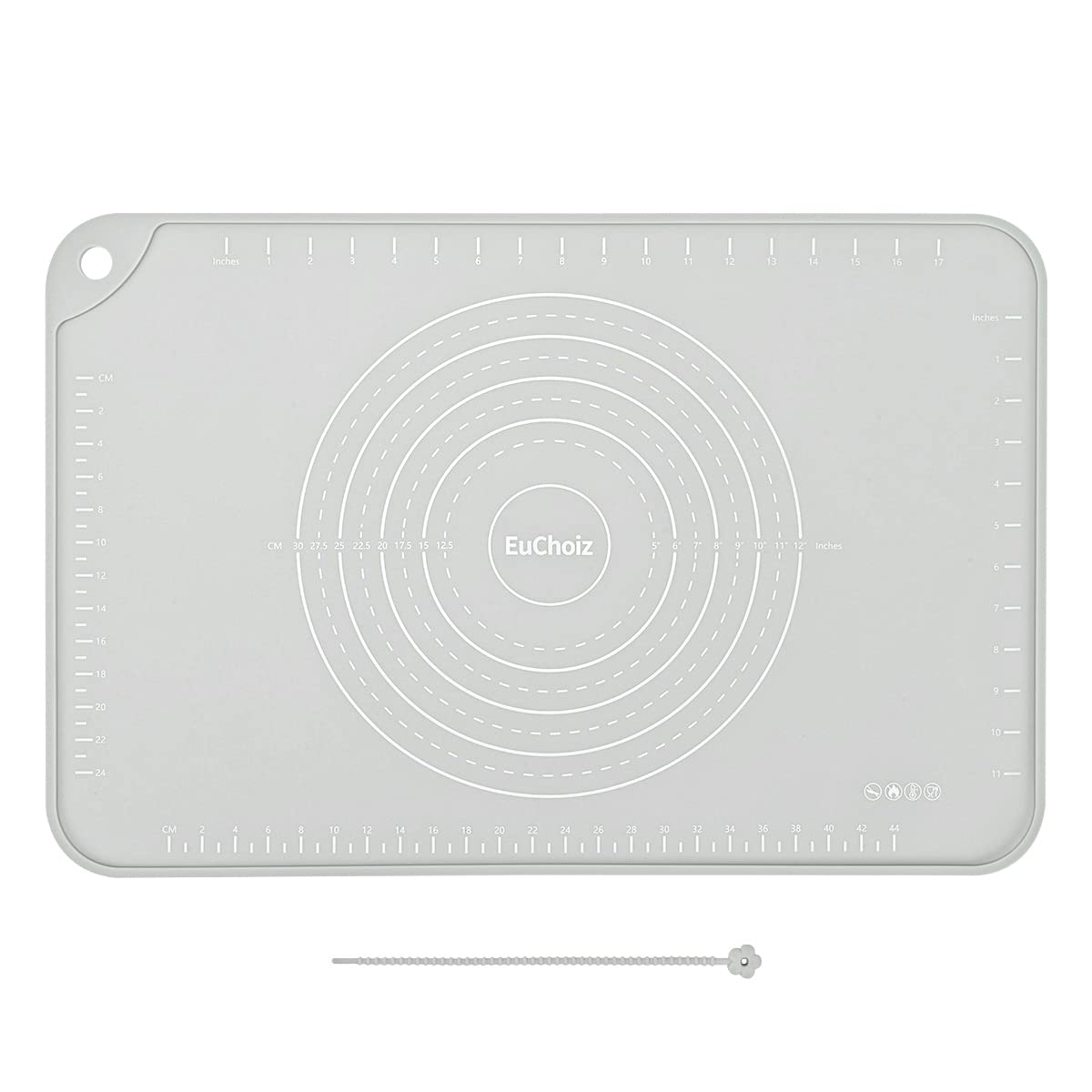 24x16 Inch Extra Thick Non-Stick Silicone Baking Mat - Food Grade Pastry Dough Rolling Mat with Raised Edges for Cookies, Pies & Bread Making | Perfect for Home Bakers & Professional Kitchens