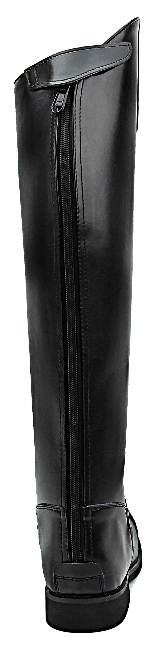 Victory Leather English Field Boots for Women - Equestrian Horseback Riding Boots in Black - Perfect for Riding Lessons, Competitions & Outdoor Equestrian Activities
