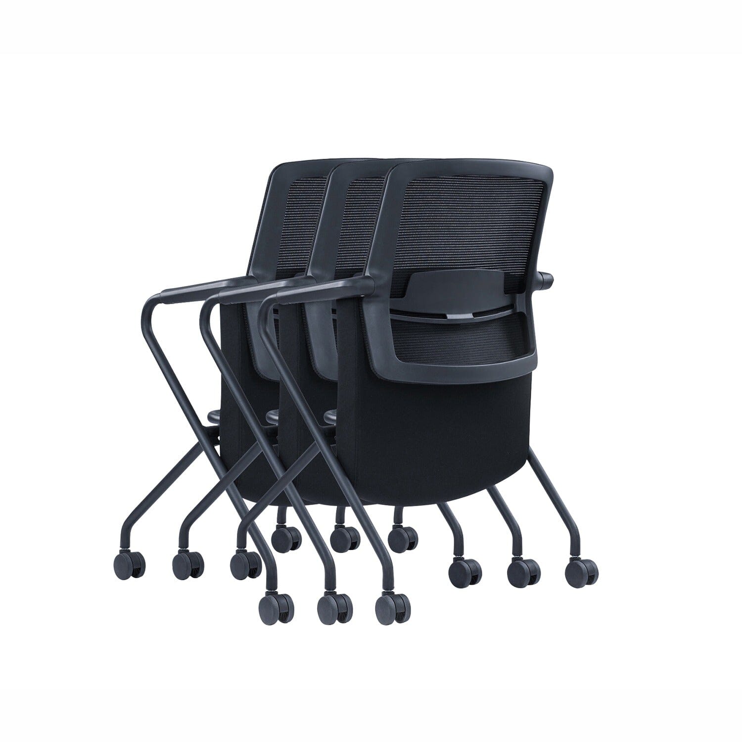 Space Saving Stackable Nesting Chairs - Lightweight & Durable for Home, Office, or Outdoor Use - Perfect for Small Spaces, Parties, and Extra Seating