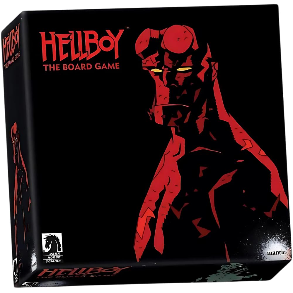 Hellboy Board Game - Horror Mystery Cooperative Game for Adults & Teens (1-4 Players) - Perfect for Game Nights & Parties