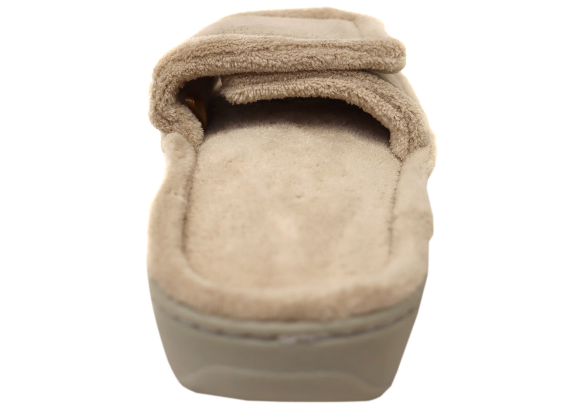 Homyped Una Strap Women's Comfortable Wide Width Open Toe Slippers - Soft House Shoes for Relaxing at Home, Spa & Indoor Use