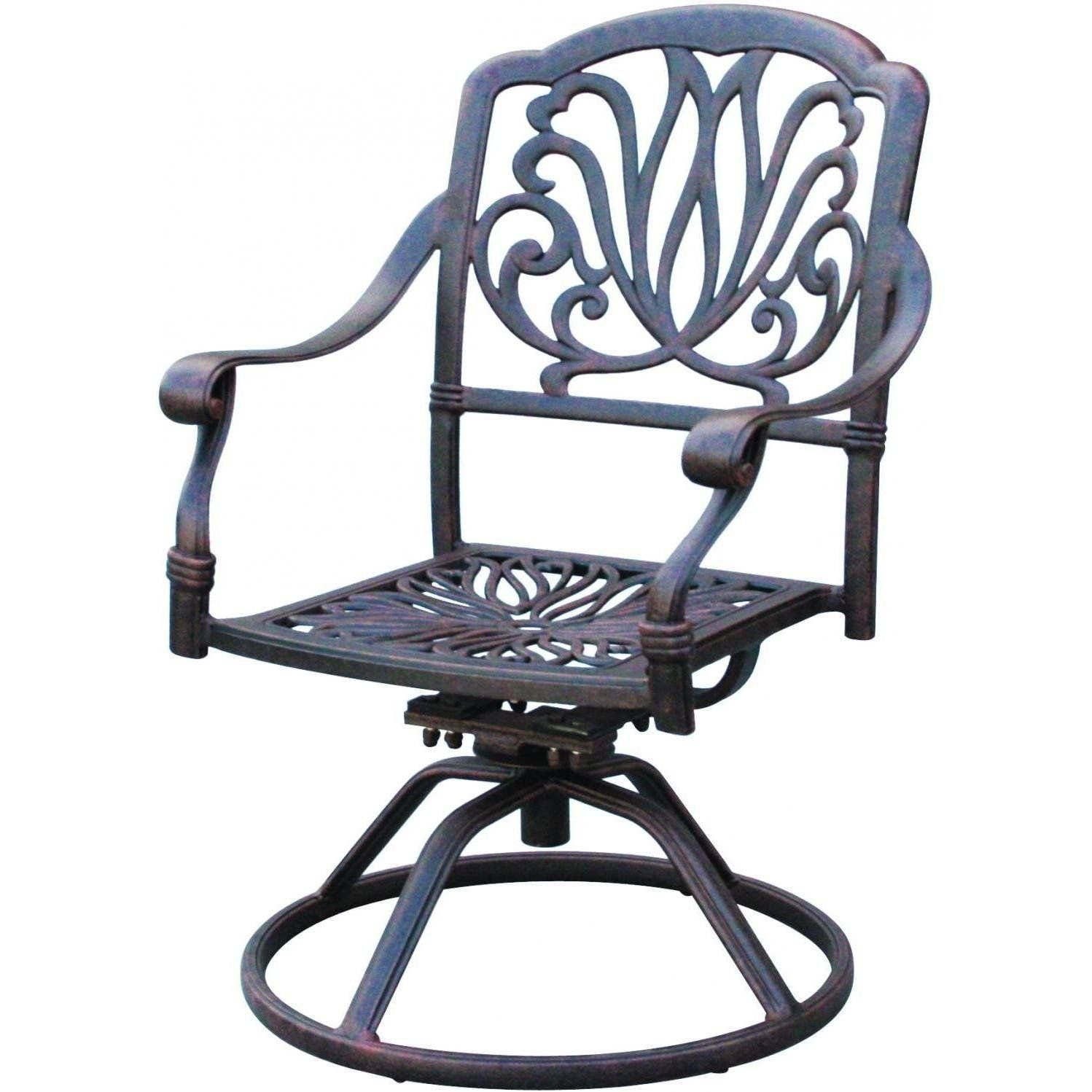 Elizabeth Cast Aluminum 11-Piece Outdoor Dining Set with 46