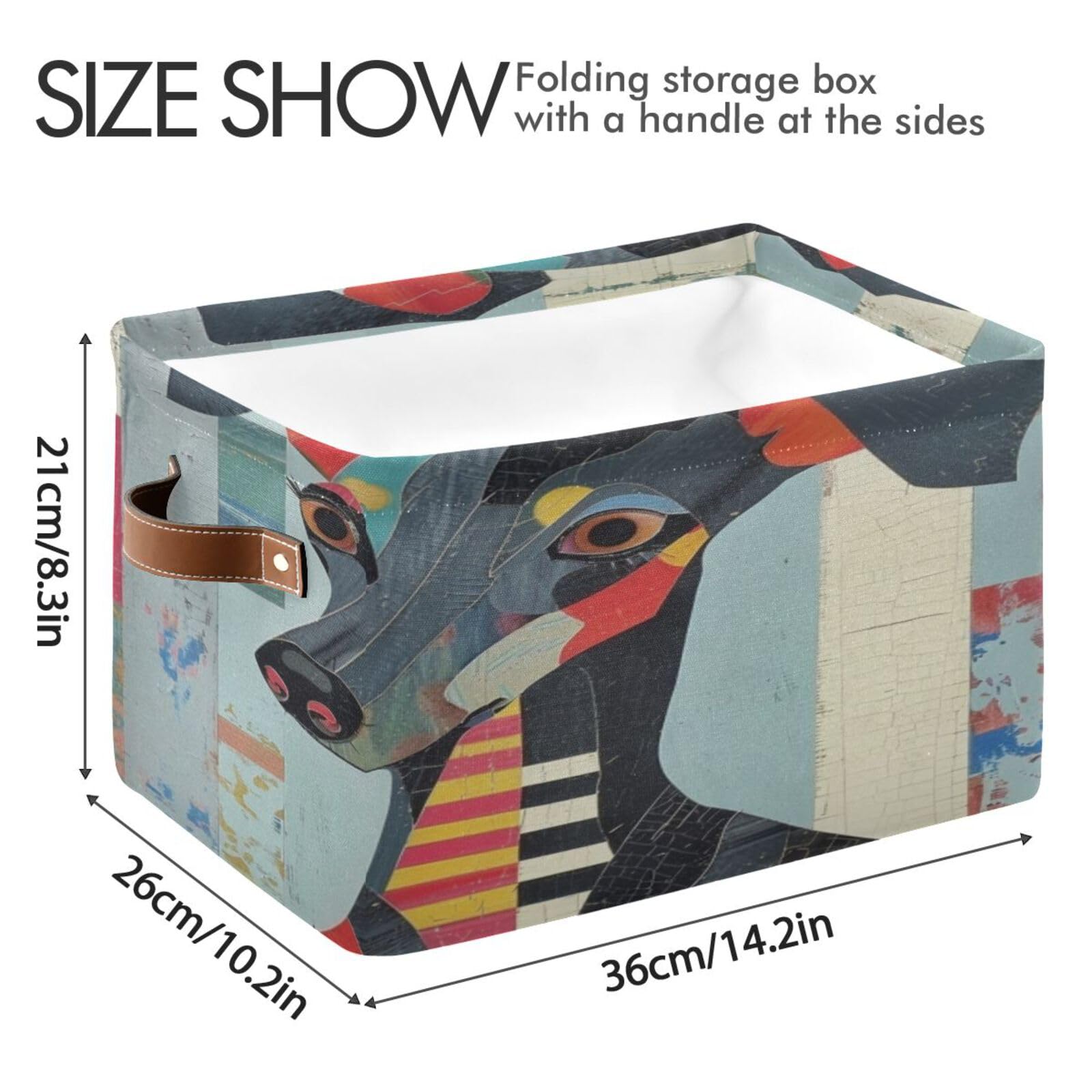 Large Fabric Storage Bins with Handles - Closet & Shelf Organizers for Clothes, Toys, Home Decor