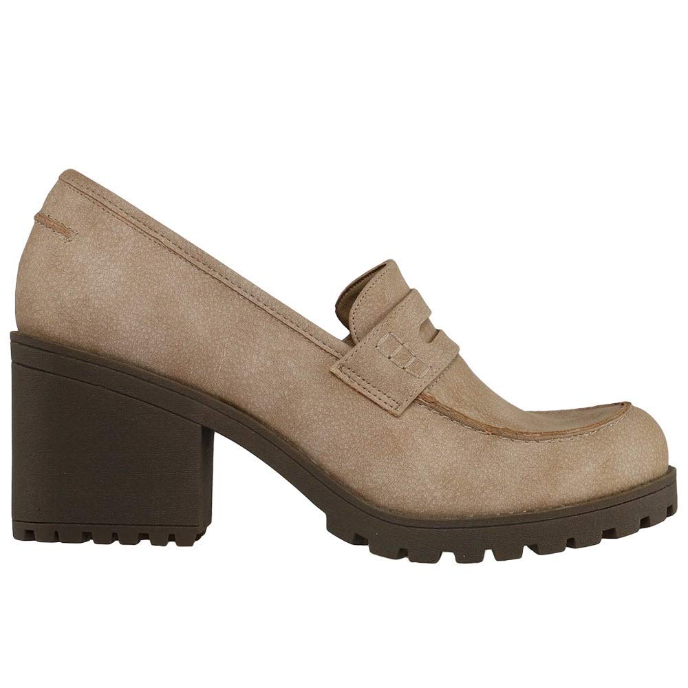 Chinese Laundry Women's Liberty Loafer - Comfortable Slip-On Shoes for Women, Natural Leather, Size 8.5 | Perfect for Office, Casual Wear & Travel
