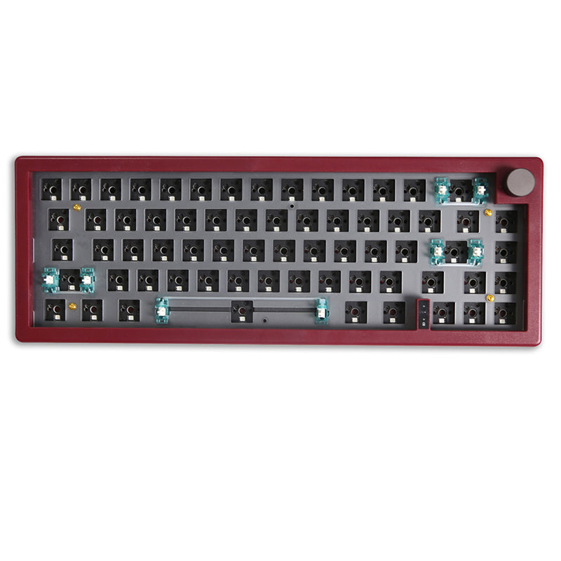 ZUOYA GMK67 Gasket Mount Triple Mode Mechanical Keyboard Kit - Hot-Swappable DIY Gaming Keyboard for PC/Mac, Perfect for Esports, Typing & Office Work