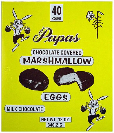 Delicious Milk Chocolate Covered Marshmallow Eggs - 40 Count Box | Easter Treats, Holiday Gifts & Party Favors | Perfect for Easter Baskets, Office Snacks & Family Celebrations