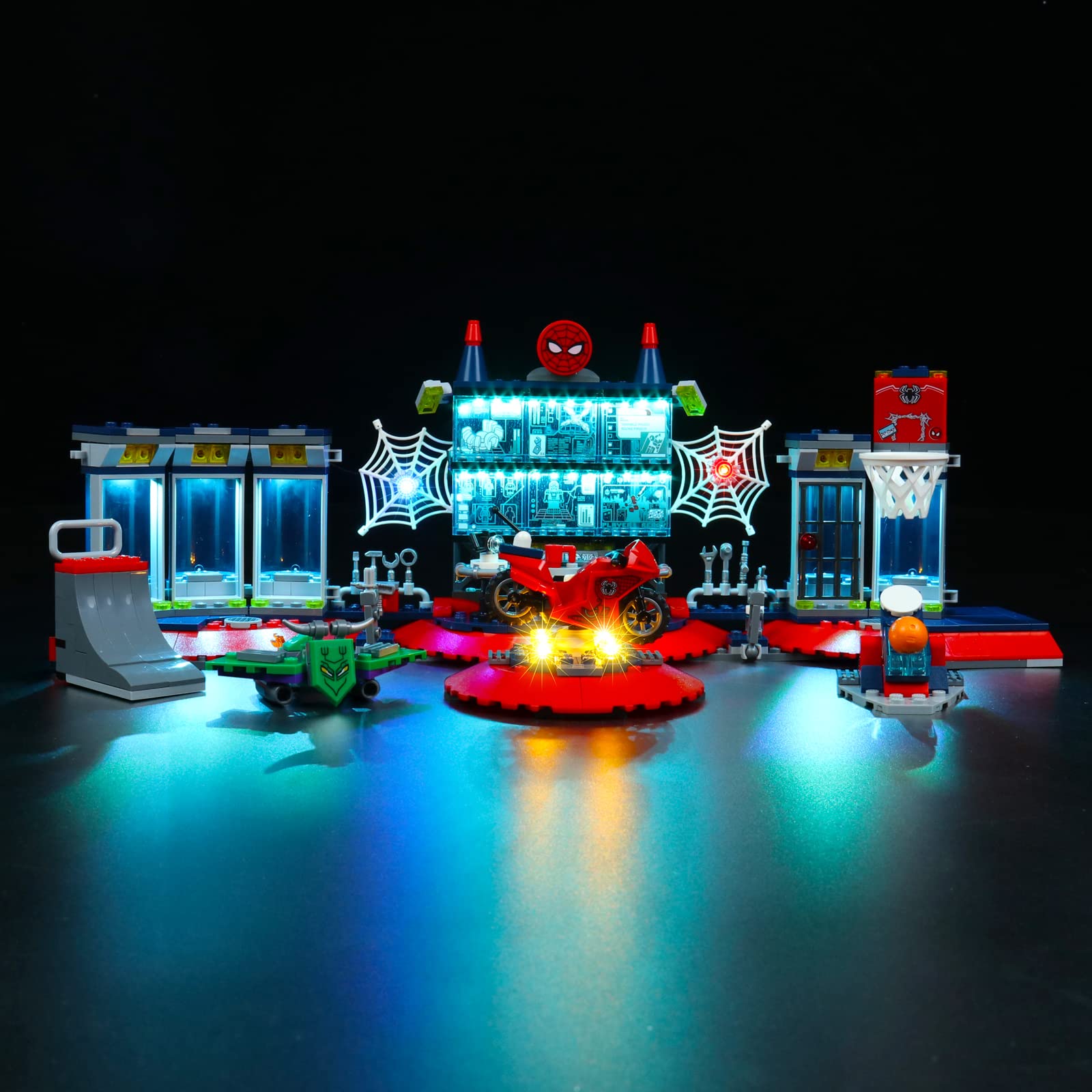 BrickBling LED Light Kit for Lego Spiderman Building Set 76175 - DIY Lighting Decoration for Lego Models (Lights Only, No Lego Included) | Perfect Gift for Spider-Man Fans | Enhance Your Lego Display for Home, Office, or Collection Showcase