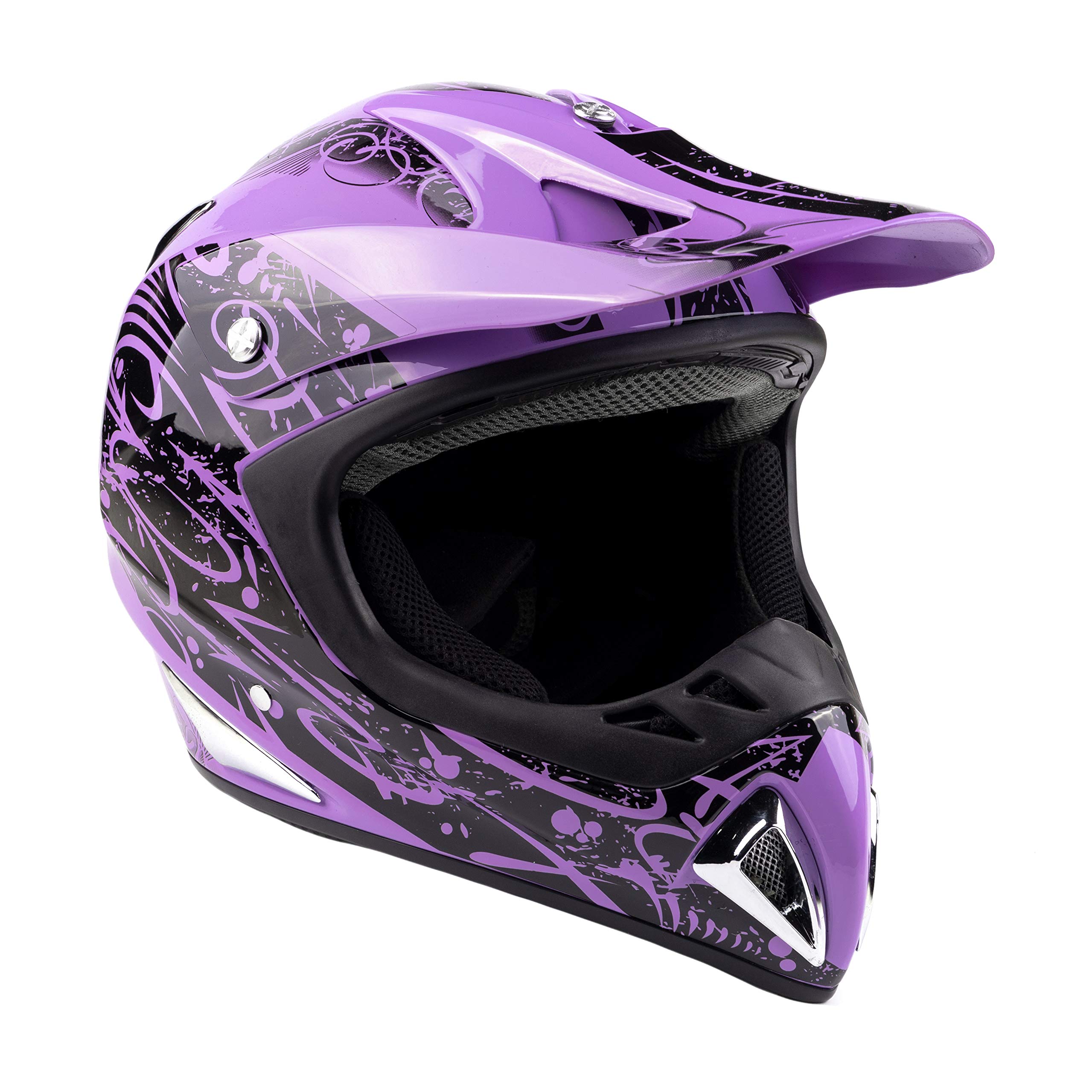 Premium Adult Snocross Snowmobile Helmet with Goggles & Breath Box - Windproof, Anti-Fog Safety Gear for Snowmobiling, Skiing & Winter Sports