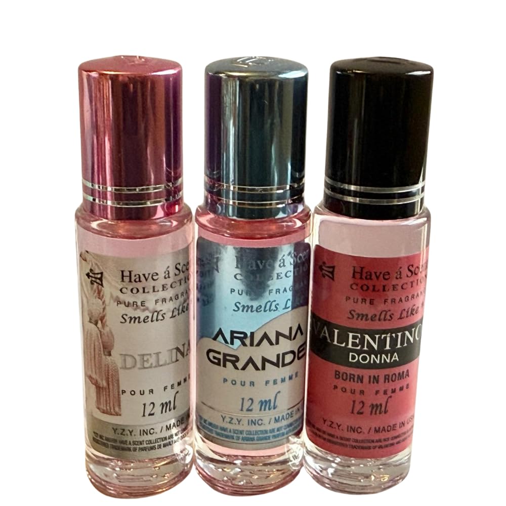 Women's Perfume Oil Trio Set - 3 Long-Lasting Roll-On Fragrances for Daily Wear, Travel & Gifts | Floral, Fruity & Musky Scents